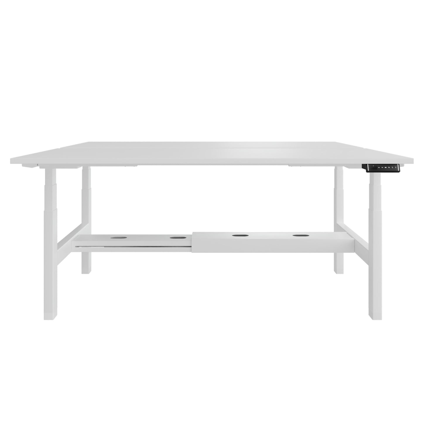 Bureau TELDRA Pro Team | 1600-1800 mm, réglable en hauteur électriquement, blanc