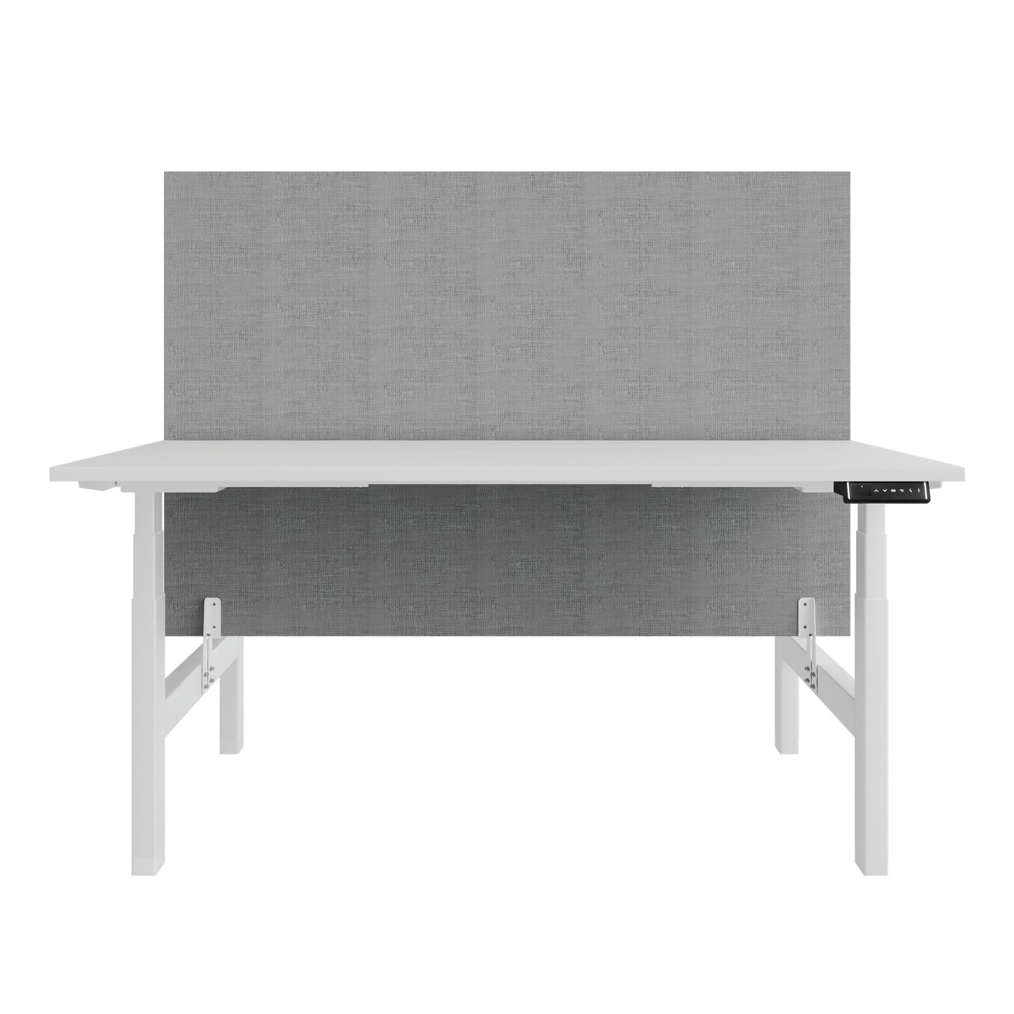Bureau TELDRA Pro Team | 1600-1800 mm, réglable en hauteur électriquement, blanc