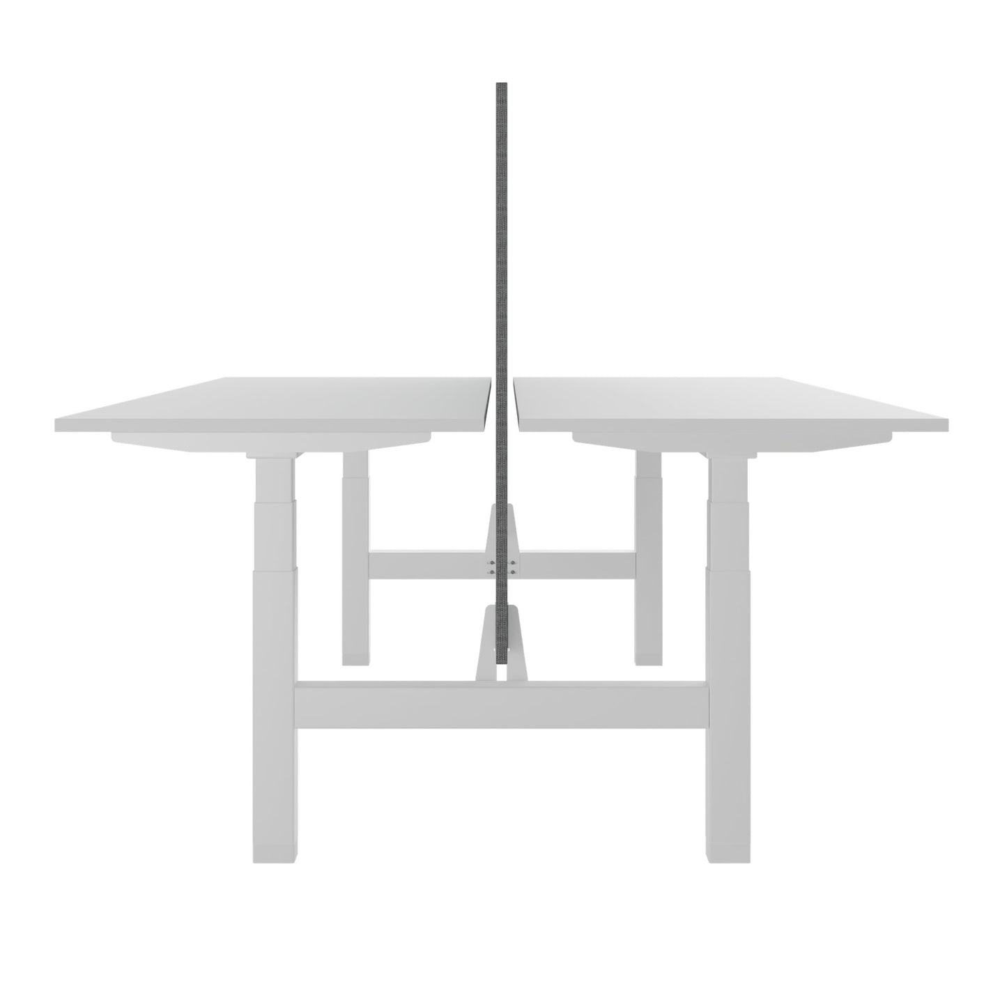 Bureau TELDRA Pro Team | 1600-1800 mm, réglable en hauteur électriquement, blanc