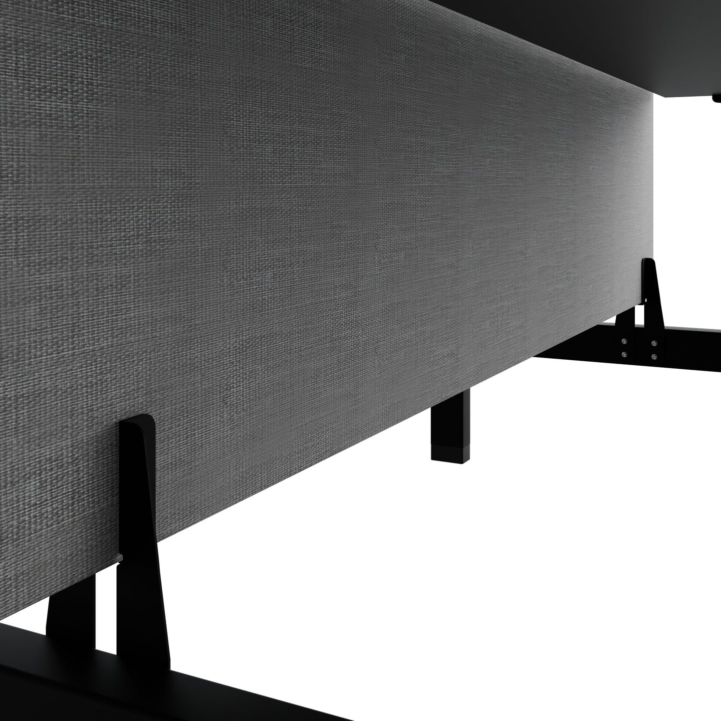 TELDRA Pro Team-Schreibtisch | 1600-1800 mm, elektrisch höhenverstellbar, Linoleum Charcoal
