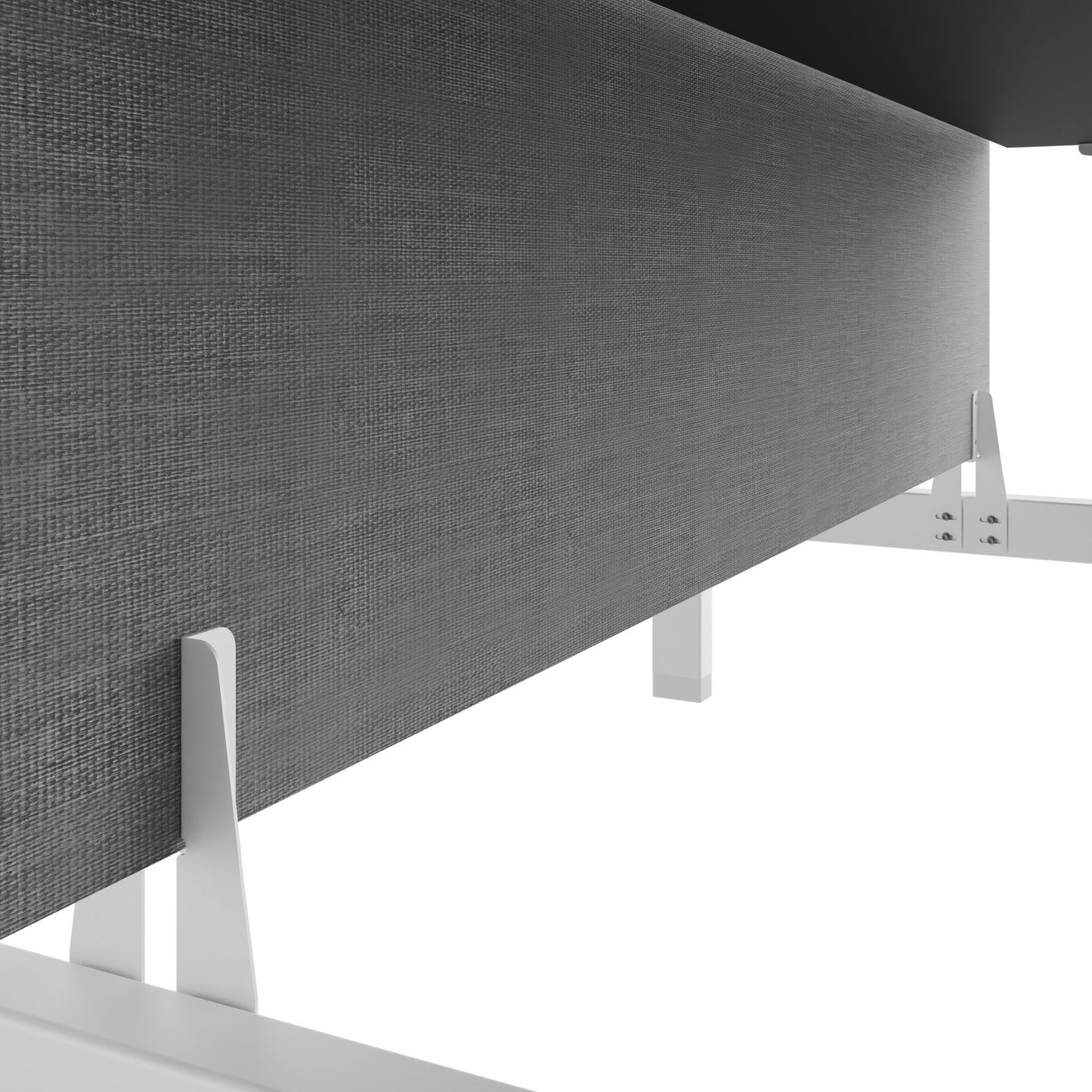 TELDRA Pro Team-Schreibtisch | 1600-1800 mm, elektrisch höhenverstellbar, Linoleum Charcoal