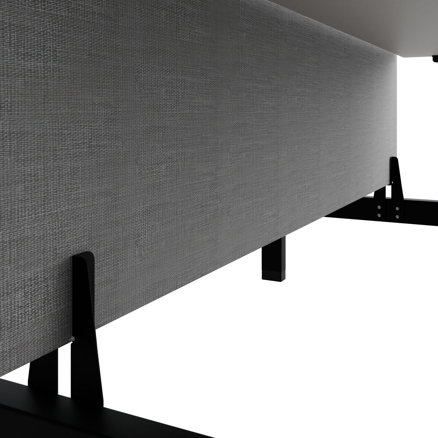 TELDRA Pro Team-Schreibtisch | 1600-1800 mm, elektrisch höhenverstellbar, Linoleum Pebble