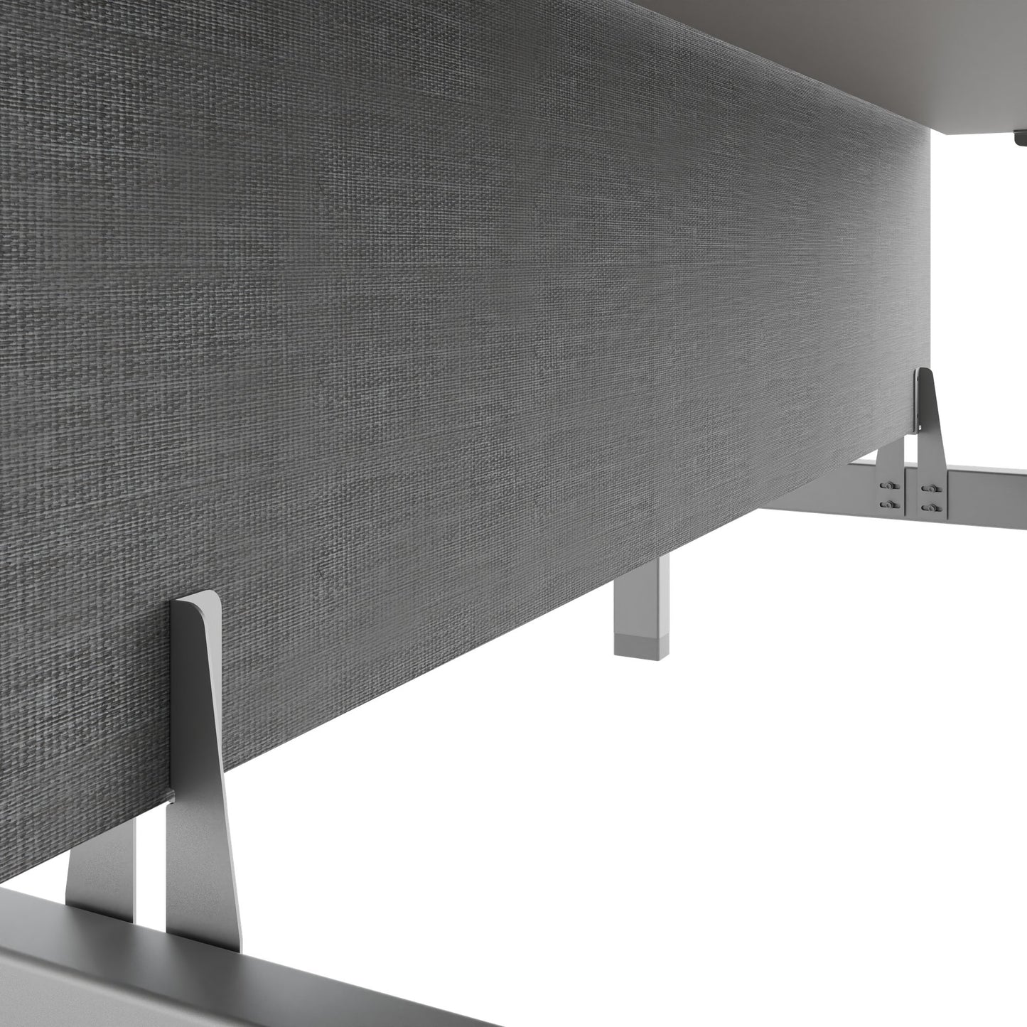 TELDRA Pro Team-Schreibtisch | 1600-1800 mm, elektrisch höhenverstellbar, Linoleum Pebble