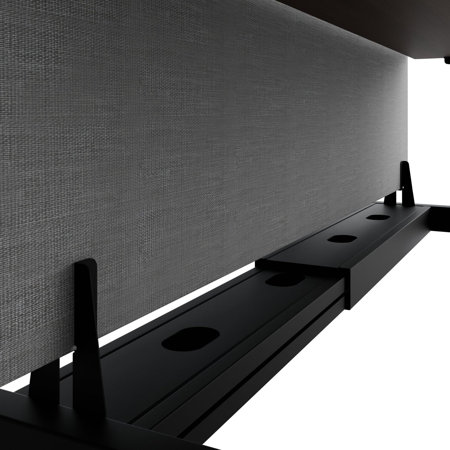 TELDRA Pro Team-Schreibtisch | 1600-1800 mm, elektrisch höhenverstellbar, Nussbaum