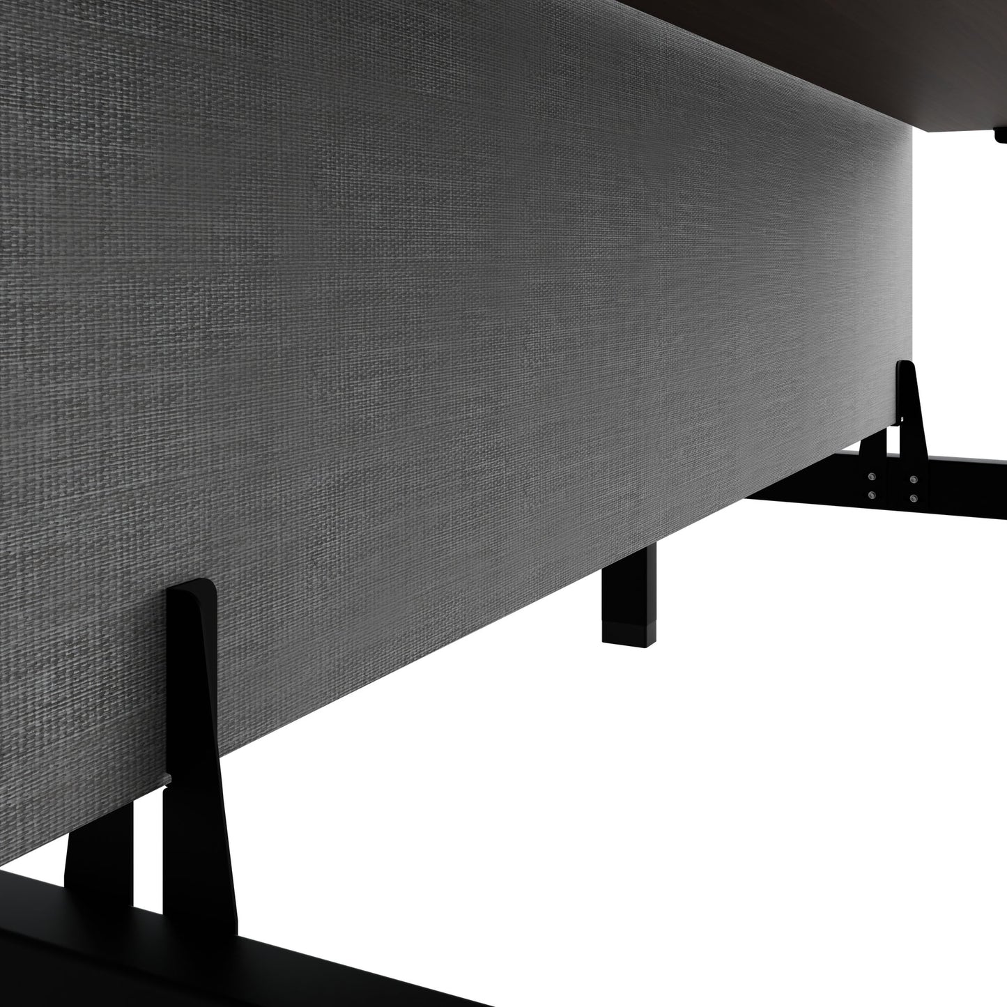 TELDRA Pro Team-Schreibtisch | 1600-1800 mm, elektrisch höhenverstellbar, Nussbaum