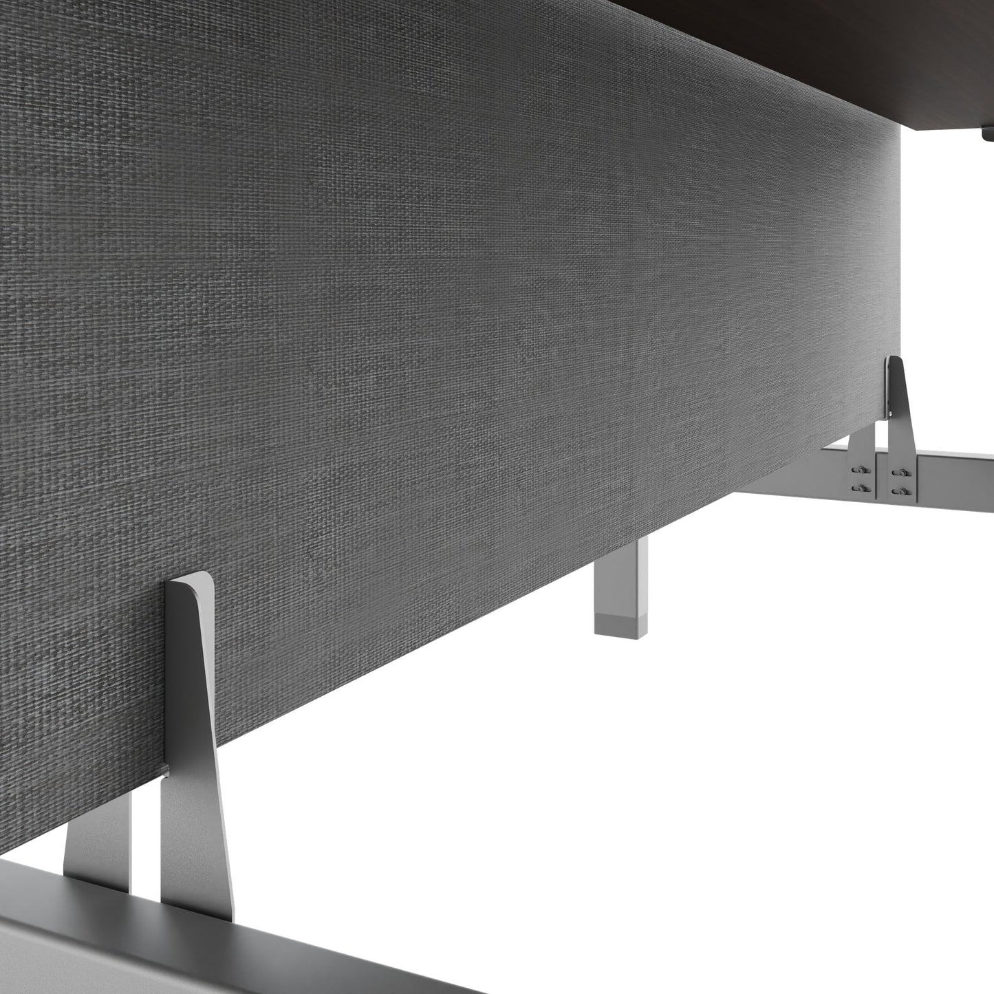 TELDRA Pro Team-Schreibtisch | 1600-1800 mm, elektrisch höhenverstellbar, Nussbaum