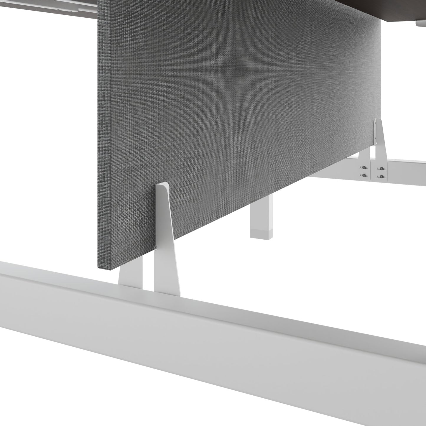 TELDRA Pro Team-Schreibtisch | 1600-1800 mm, elektrisch höhenverstellbar, Nussbaum