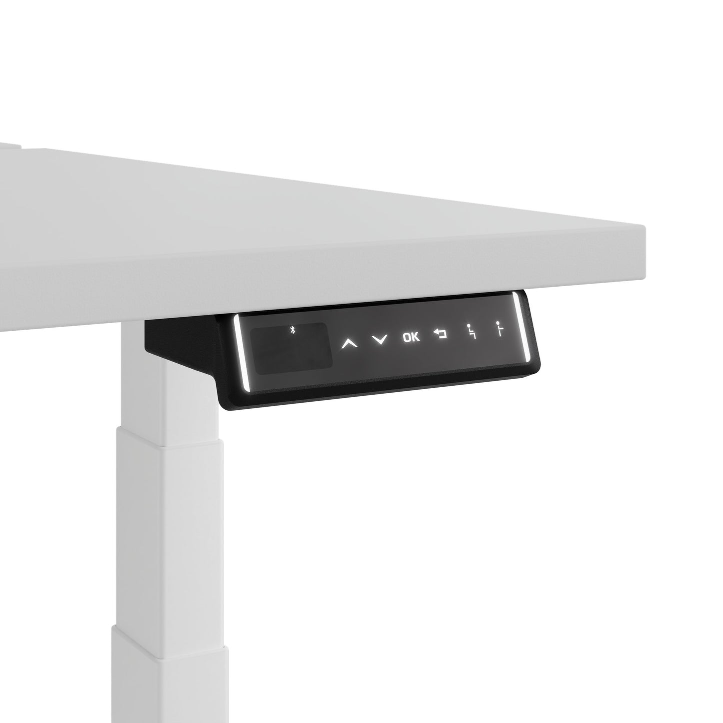 Bureau TELDRA Pro Team | 1600-1800 mm, réglable en hauteur électriquement, gris perle