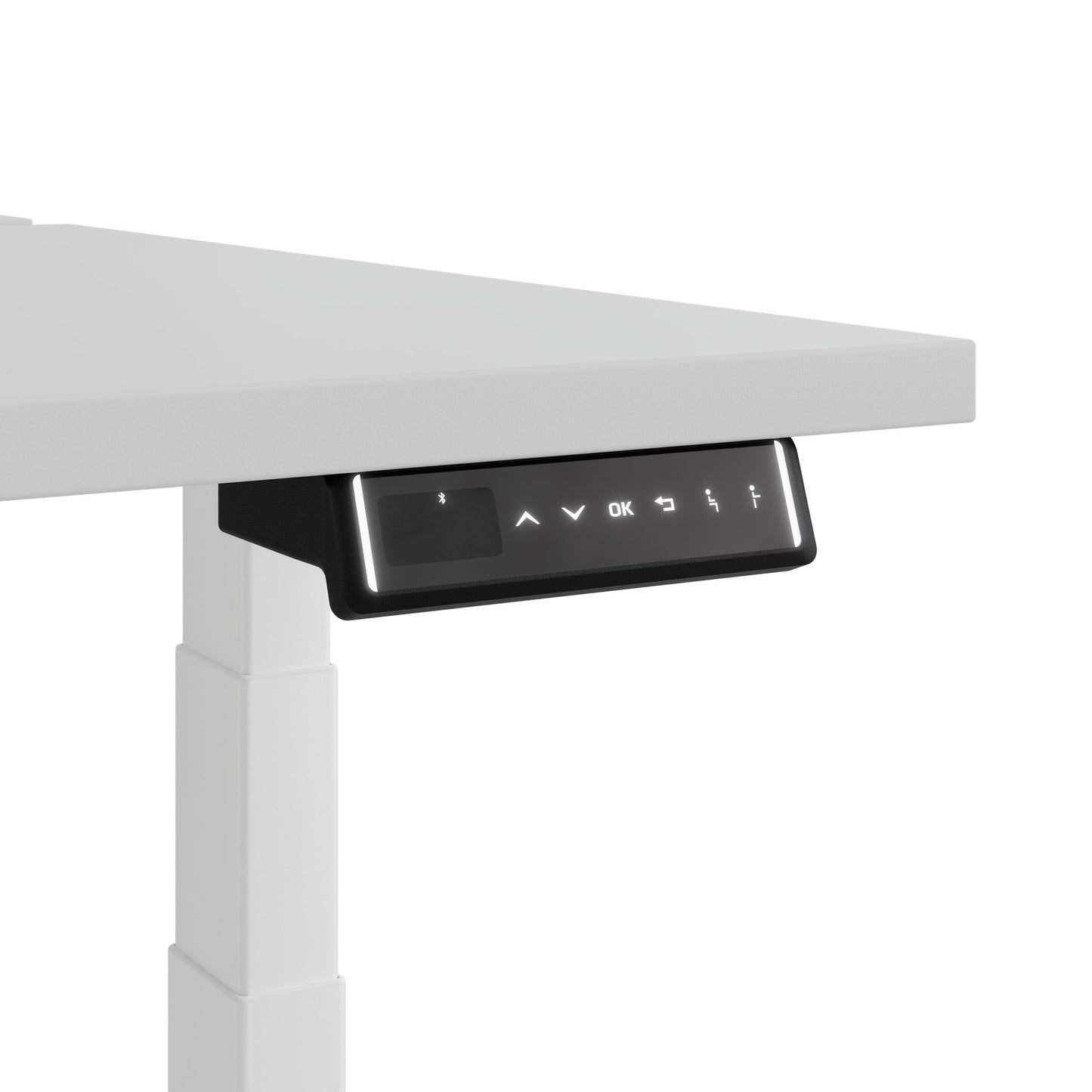 Bureau TELDRA Pro Team | 1600-1800 mm, réglable en hauteur électriquement, gris perle