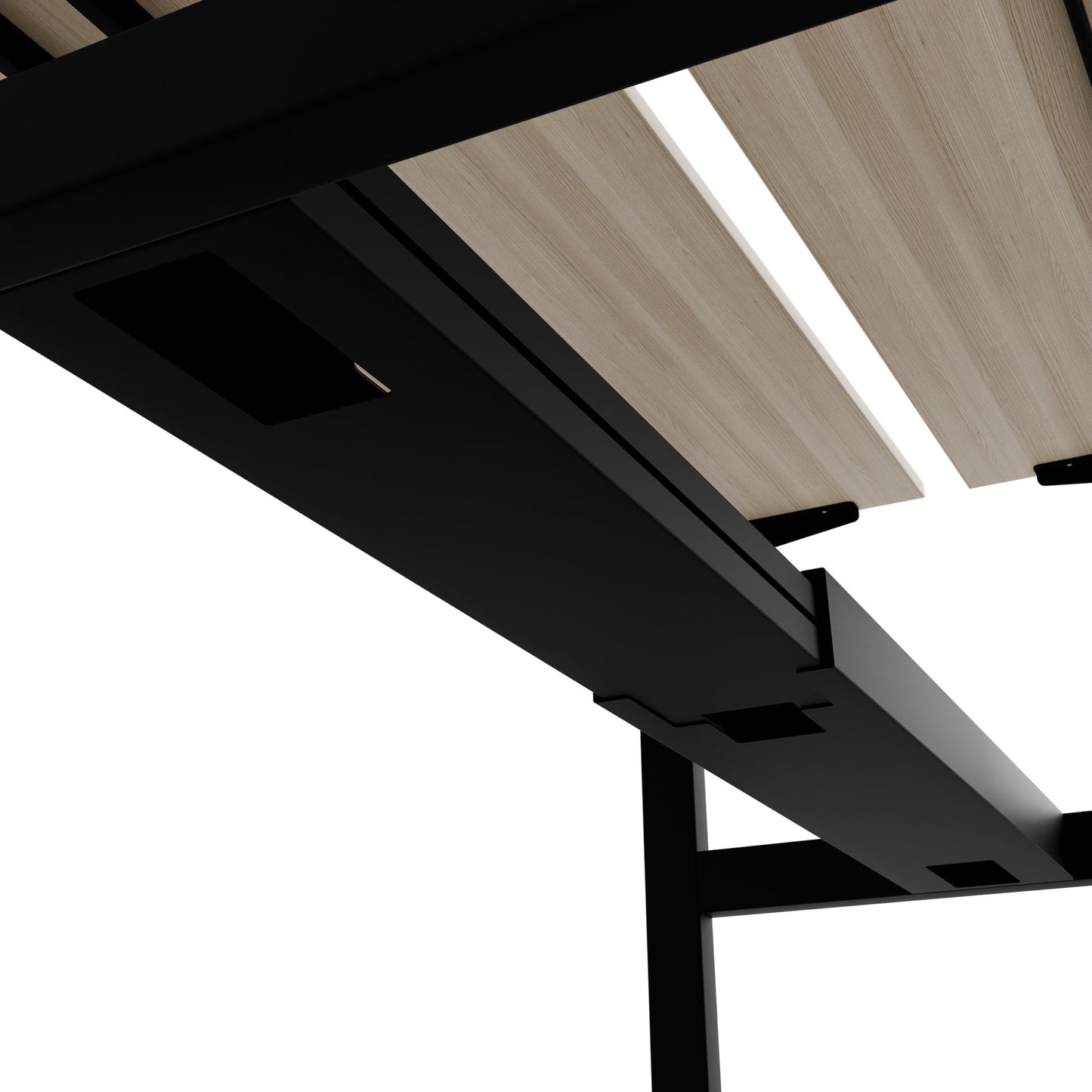 TELDRA Pro Team-Schreibtisch | 1600-1800 mm, elektrisch höhenverstellbar, Sandesche