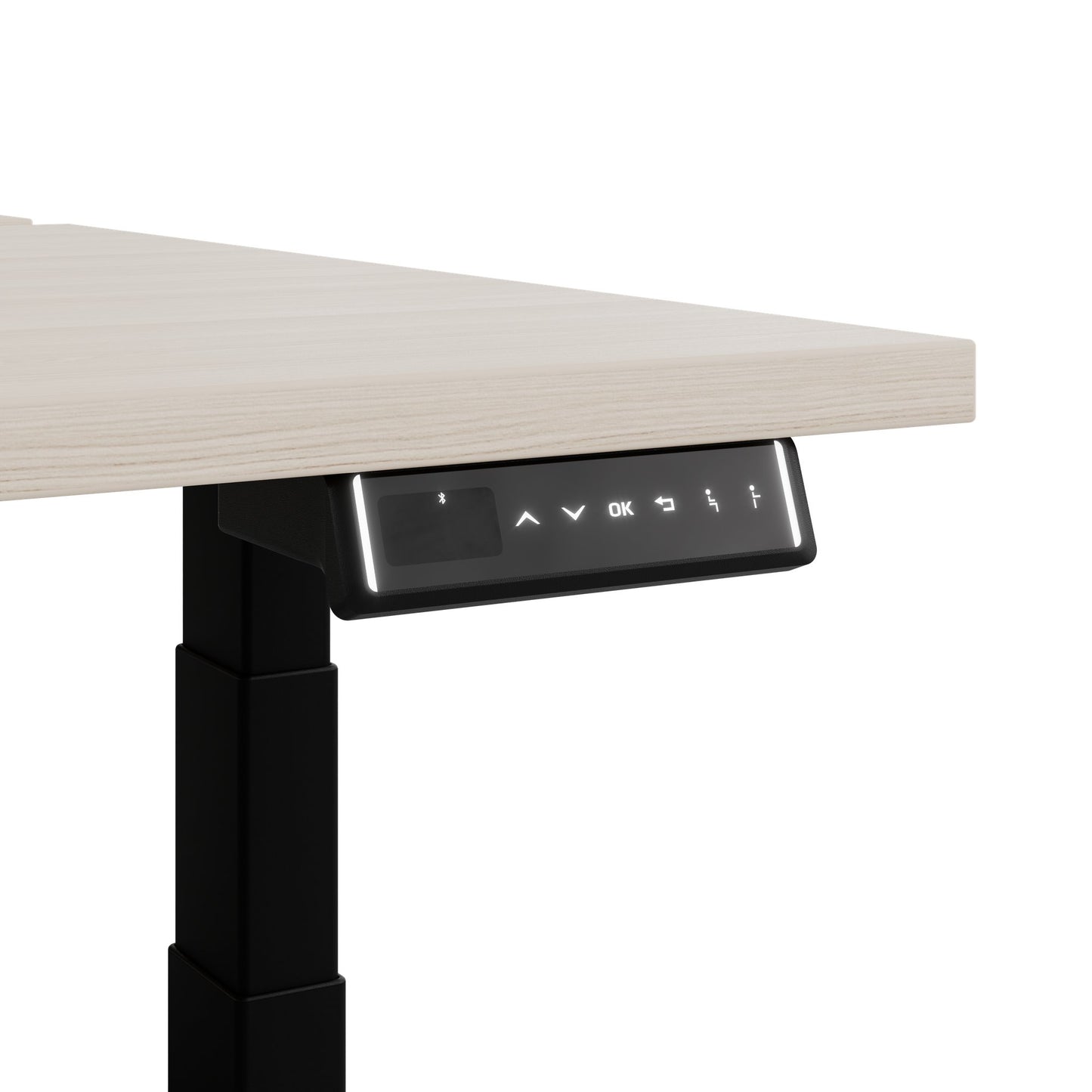 TELDRA Pro Team-Schreibtisch | 1600-1800 mm, elektrisch höhenverstellbar, Sandesche