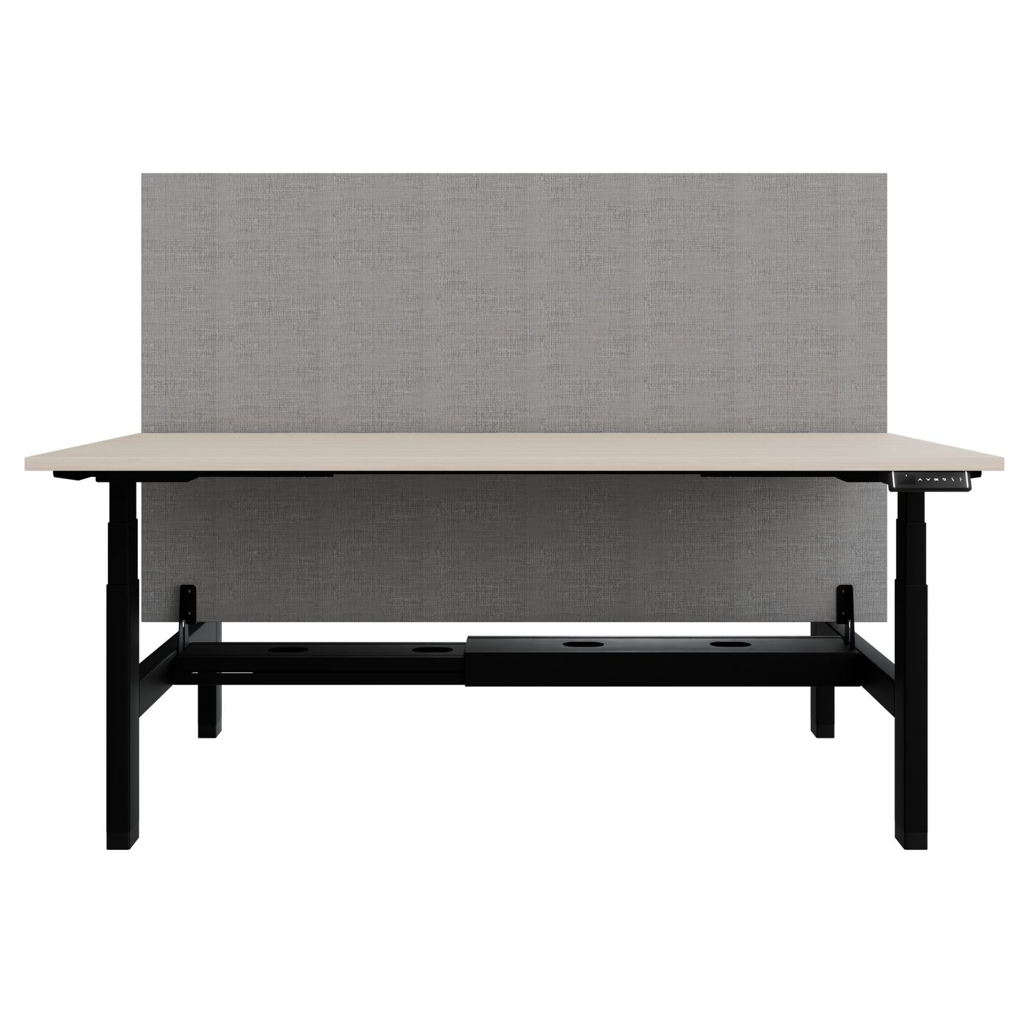 TELDRA Pro Team-Schreibtisch | 1600-1800 mm, elektrisch höhenverstellbar, Sandesche