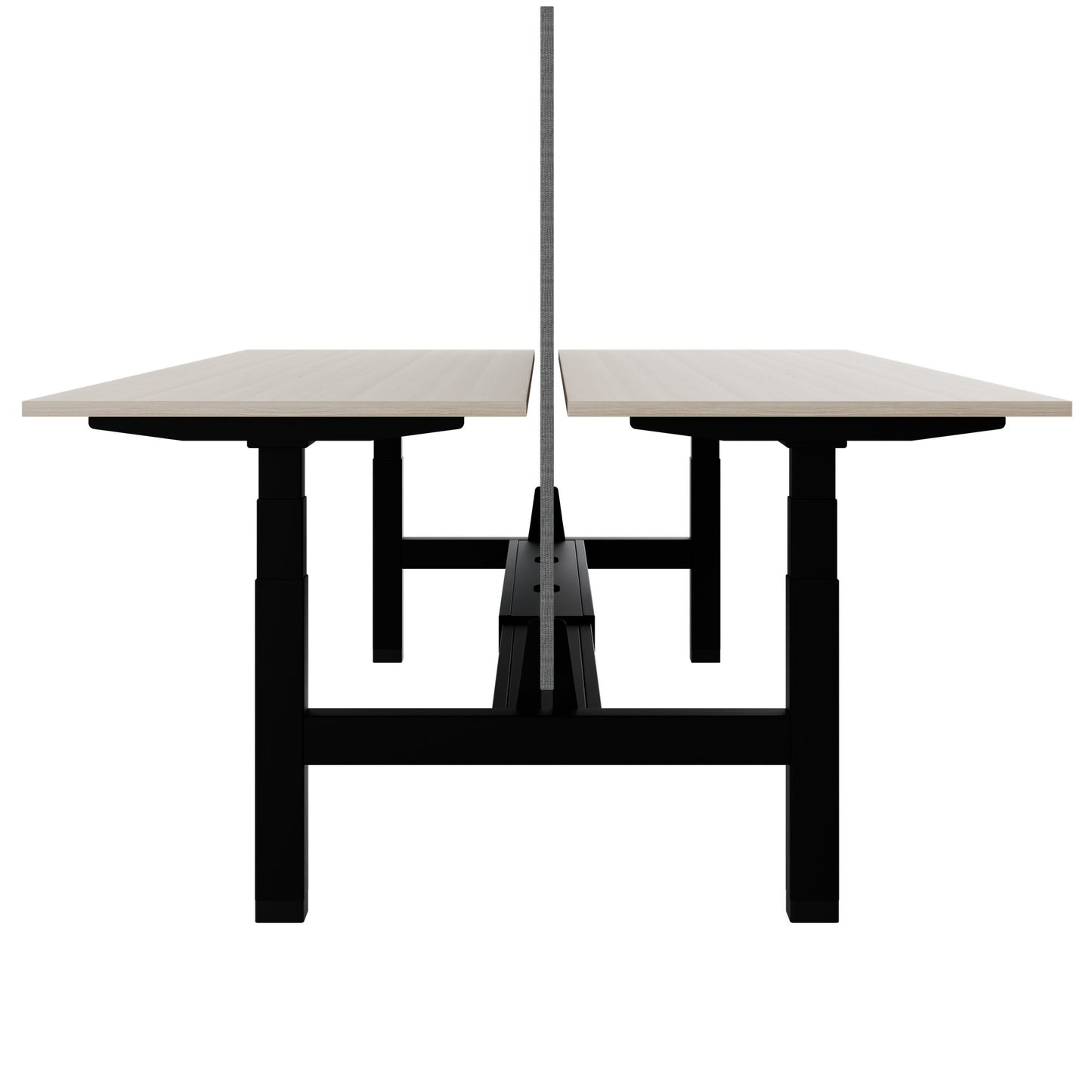 TELDRA Pro Team-Schreibtisch | 1600-1800 mm, elektrisch höhenverstellbar, Sandesche