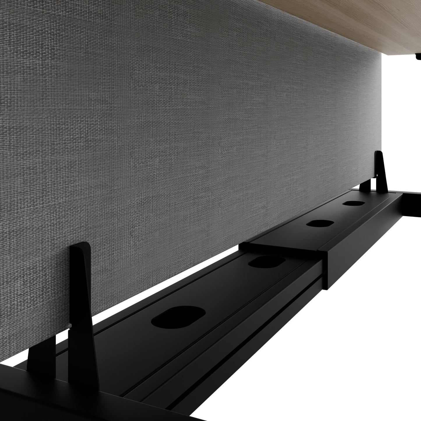 TELDRA Pro Team-Schreibtisch | 1600-1800 mm, elektrisch höhenverstellbar, Sandesche