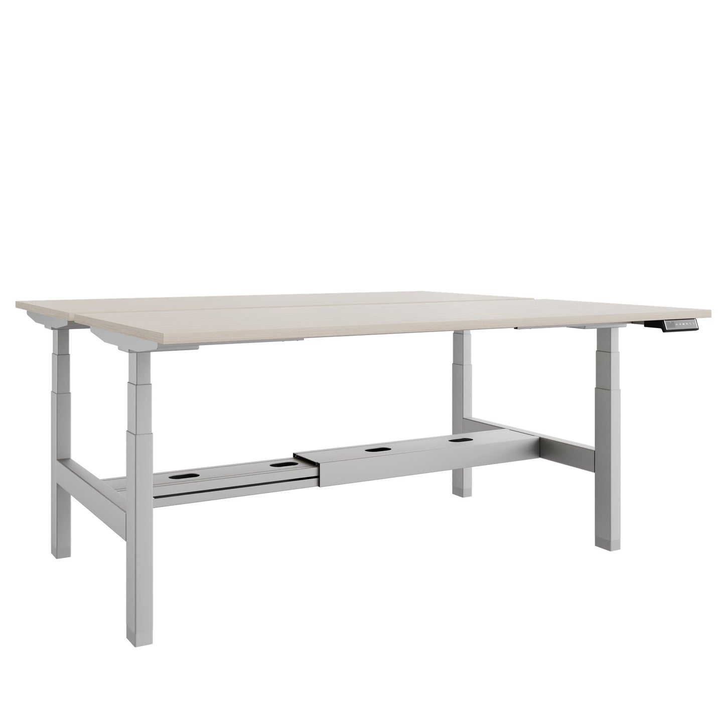 TELDRA Pro Team-Schreibtisch | 1600-1800 mm, elektrisch höhenverstellbar, Sandesche