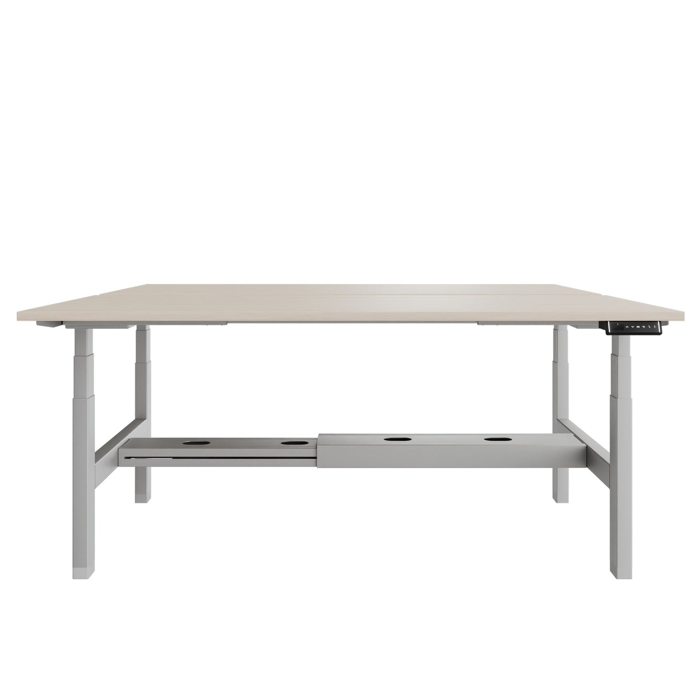 TELDRA Pro Team-Schreibtisch | 1600-1800 mm, elektrisch höhenverstellbar, Sandesche