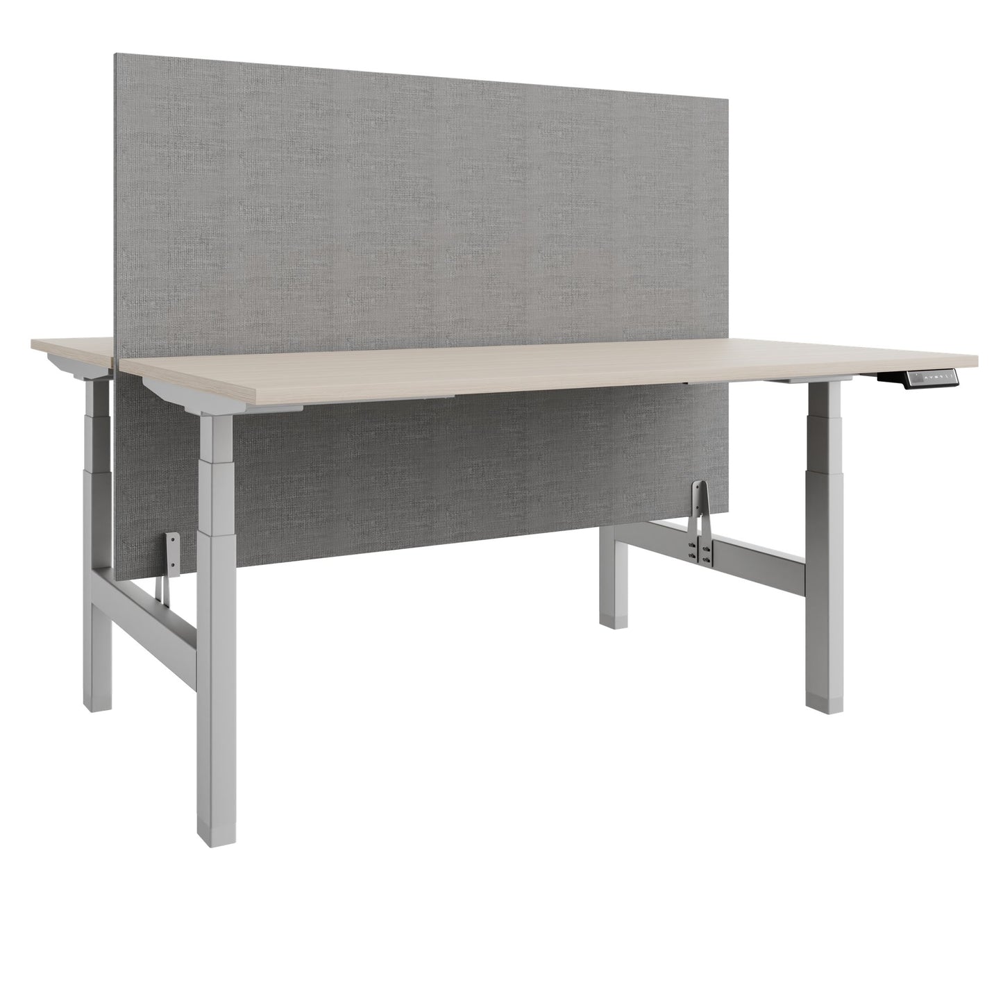 TELDRA Pro Team-Schreibtisch | 1600-1800 mm, elektrisch höhenverstellbar, Sandesche