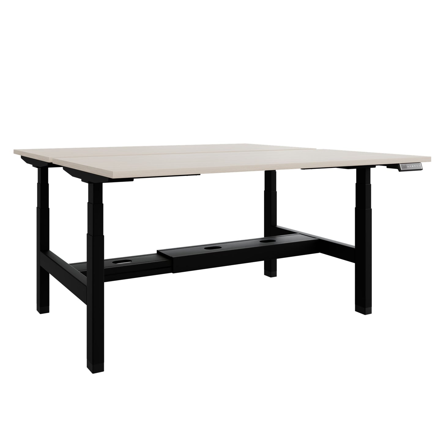 TELDRA Pro Team-Schreibtisch | 1600-1800 mm, elektrisch höhenverstellbar, Sandesche