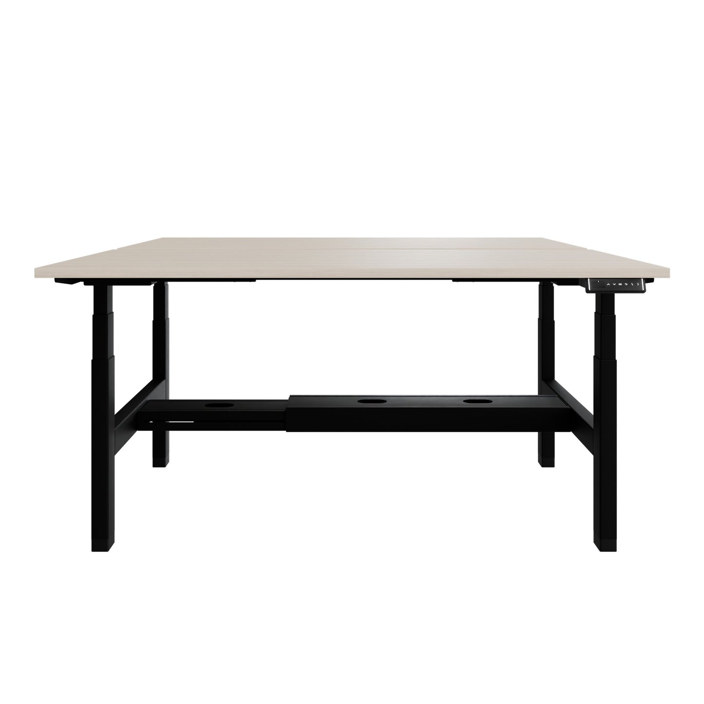 TELDRA Pro Team-Schreibtisch | 1600-1800 mm, elektrisch höhenverstellbar, Sandesche