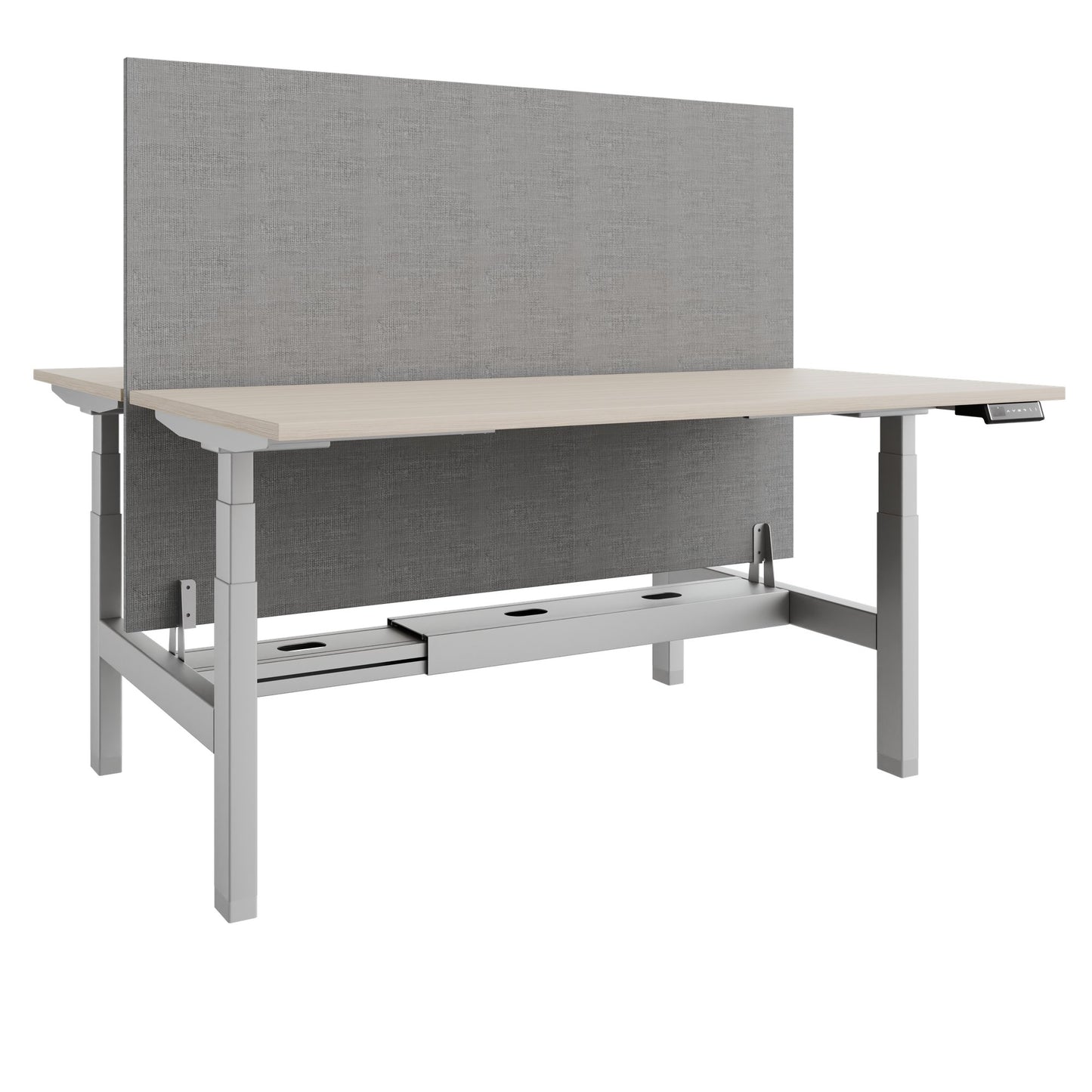 TELDRA Pro Team-Schreibtisch | 1600-1800 mm, elektrisch höhenverstellbar, Sandesche