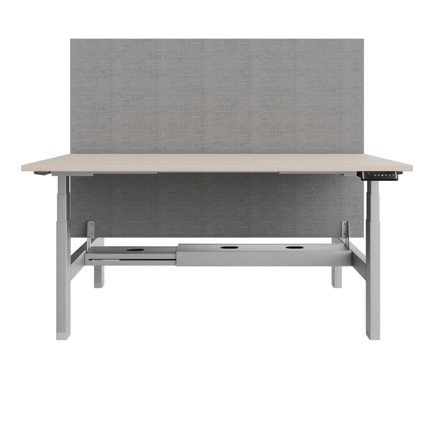 TELDRA Pro Team-Schreibtisch | 1600-1800 mm, elektrisch höhenverstellbar, Sandesche