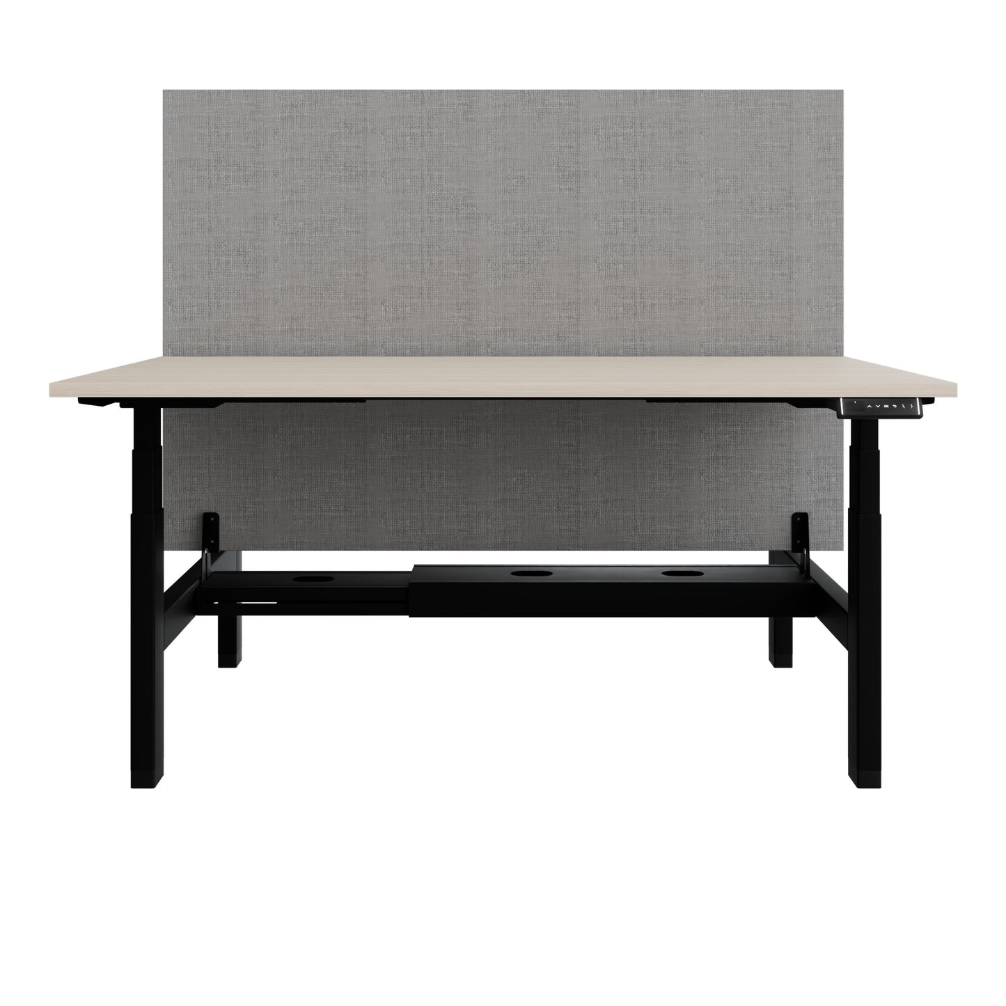 TELDRA Pro Team-Schreibtisch | 1600-1800 mm, elektrisch höhenverstellbar, Sandesche