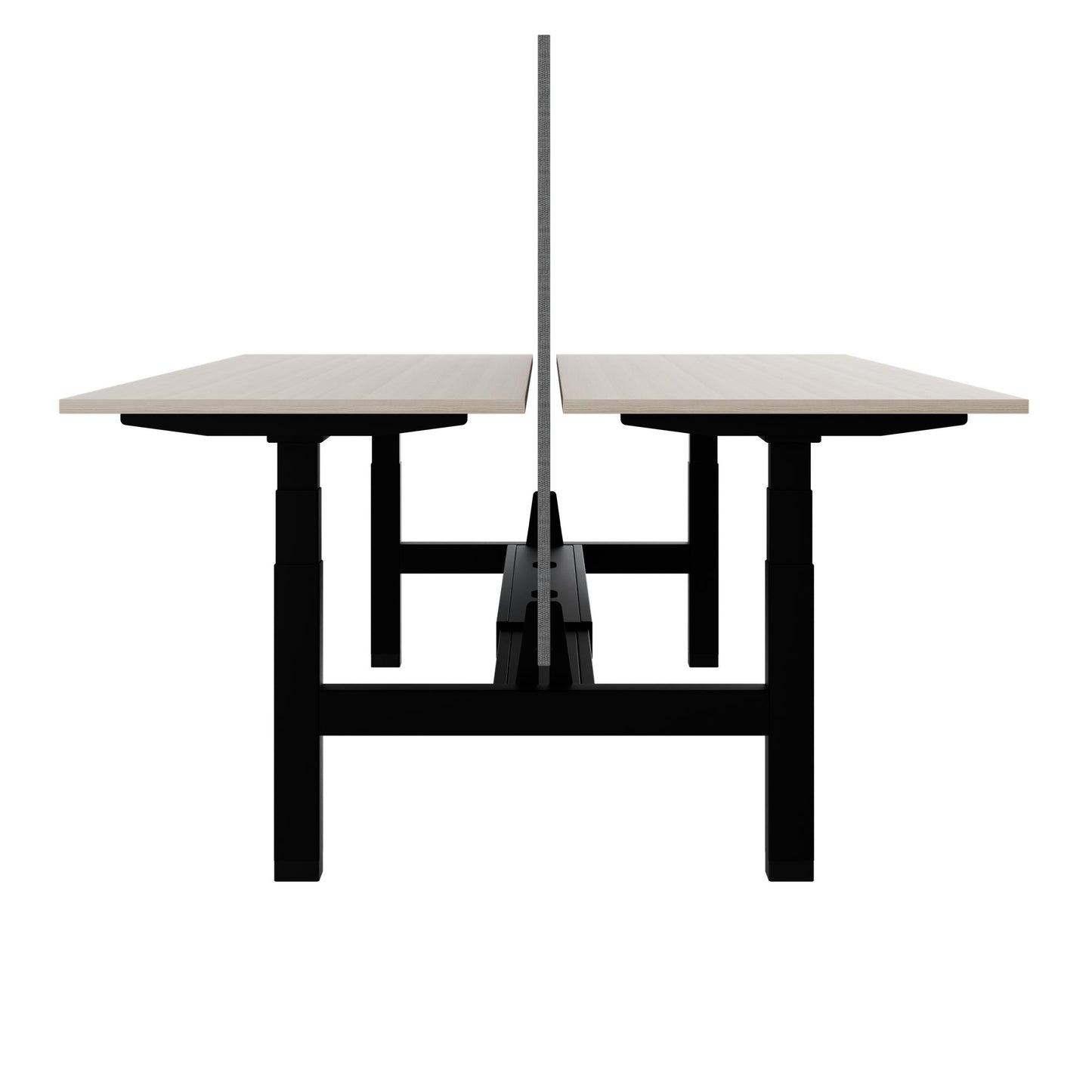 TELDRA Pro Team-Schreibtisch | 1600-1800 mm, elektrisch höhenverstellbar, Sandesche