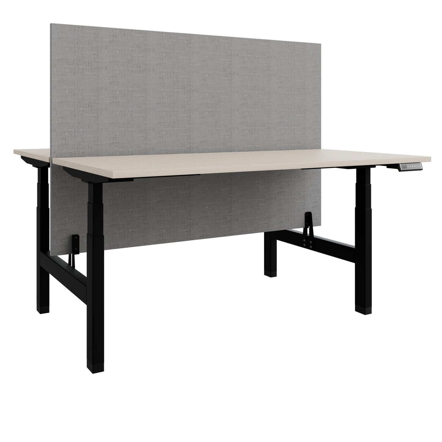 TELDRA Pro Team-Schreibtisch | 1600-1800 mm, elektrisch höhenverstellbar, Sandesche