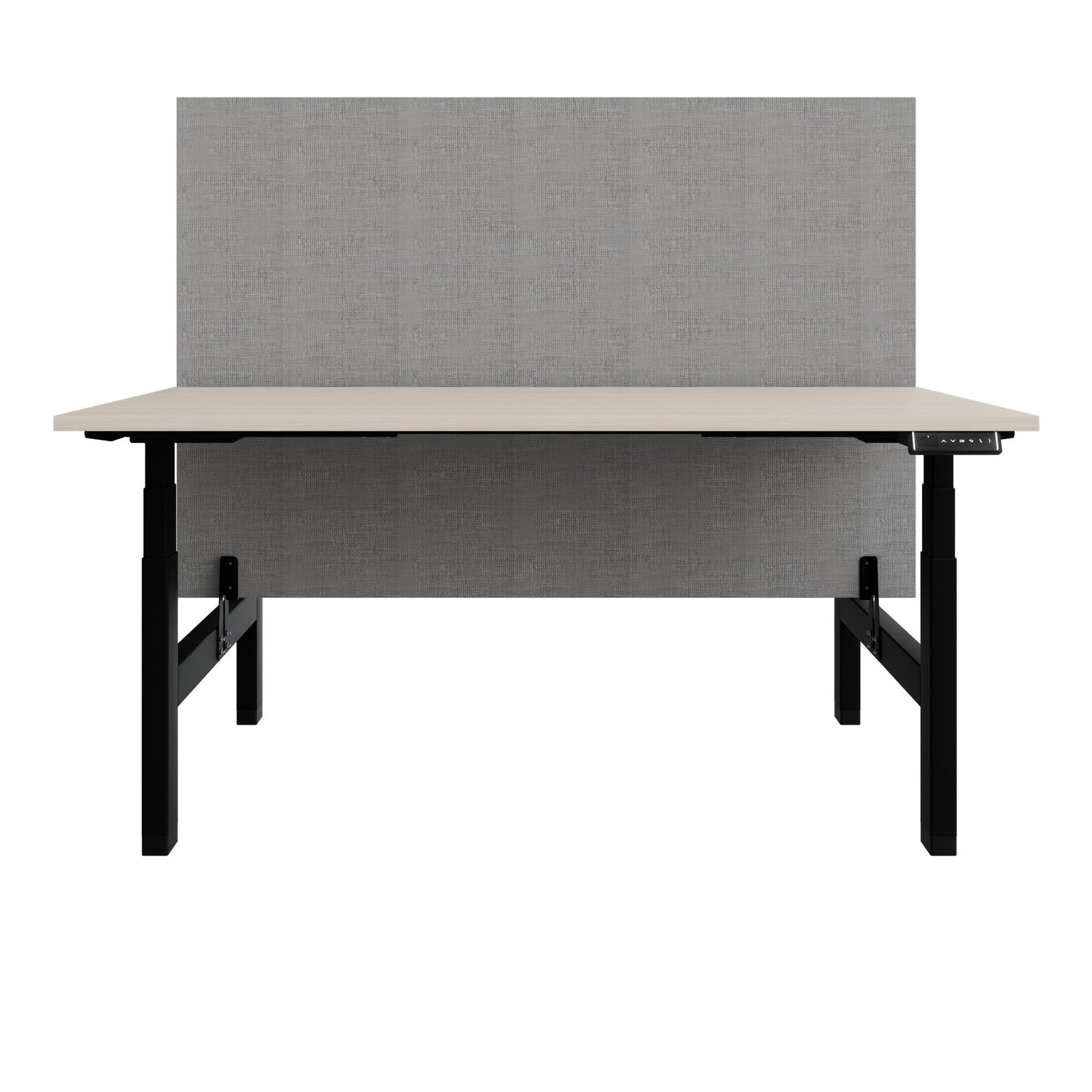 TELDRA Pro Team-Schreibtisch | 1600-1800 mm, elektrisch höhenverstellbar, Sandesche