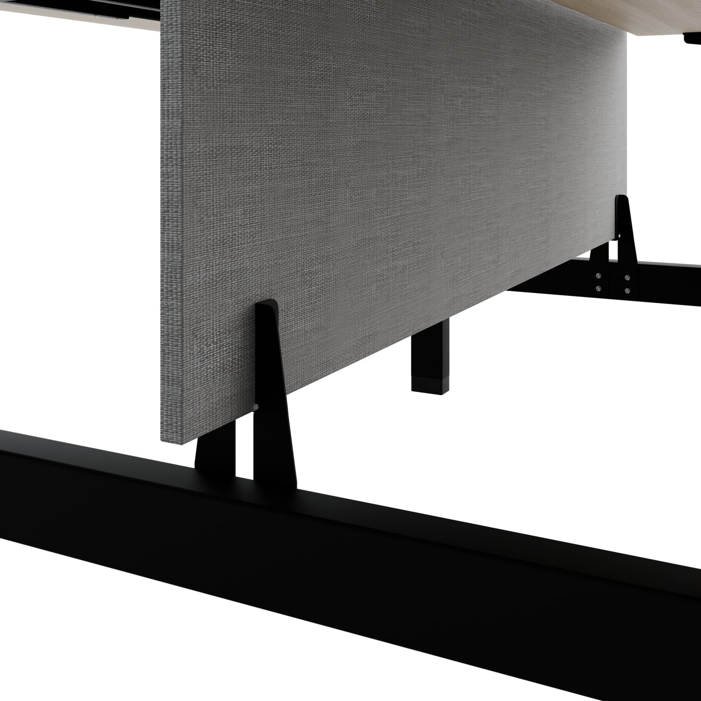 TELDRA Pro Team-Schreibtisch | 1600-1800 mm, elektrisch höhenverstellbar, Sandesche