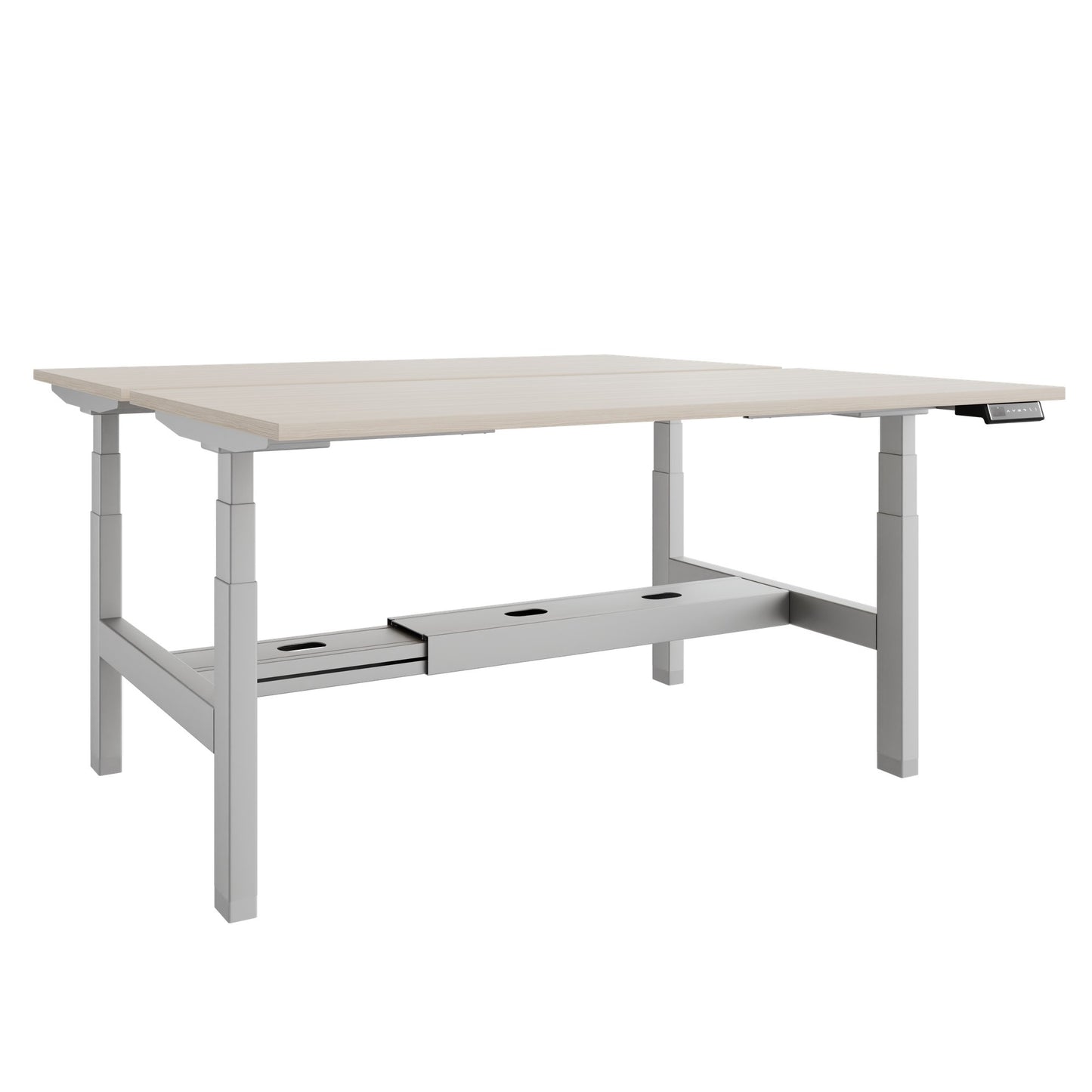 TELDRA Pro Team-Schreibtisch | 1600-1800 mm, elektrisch höhenverstellbar, Sandesche