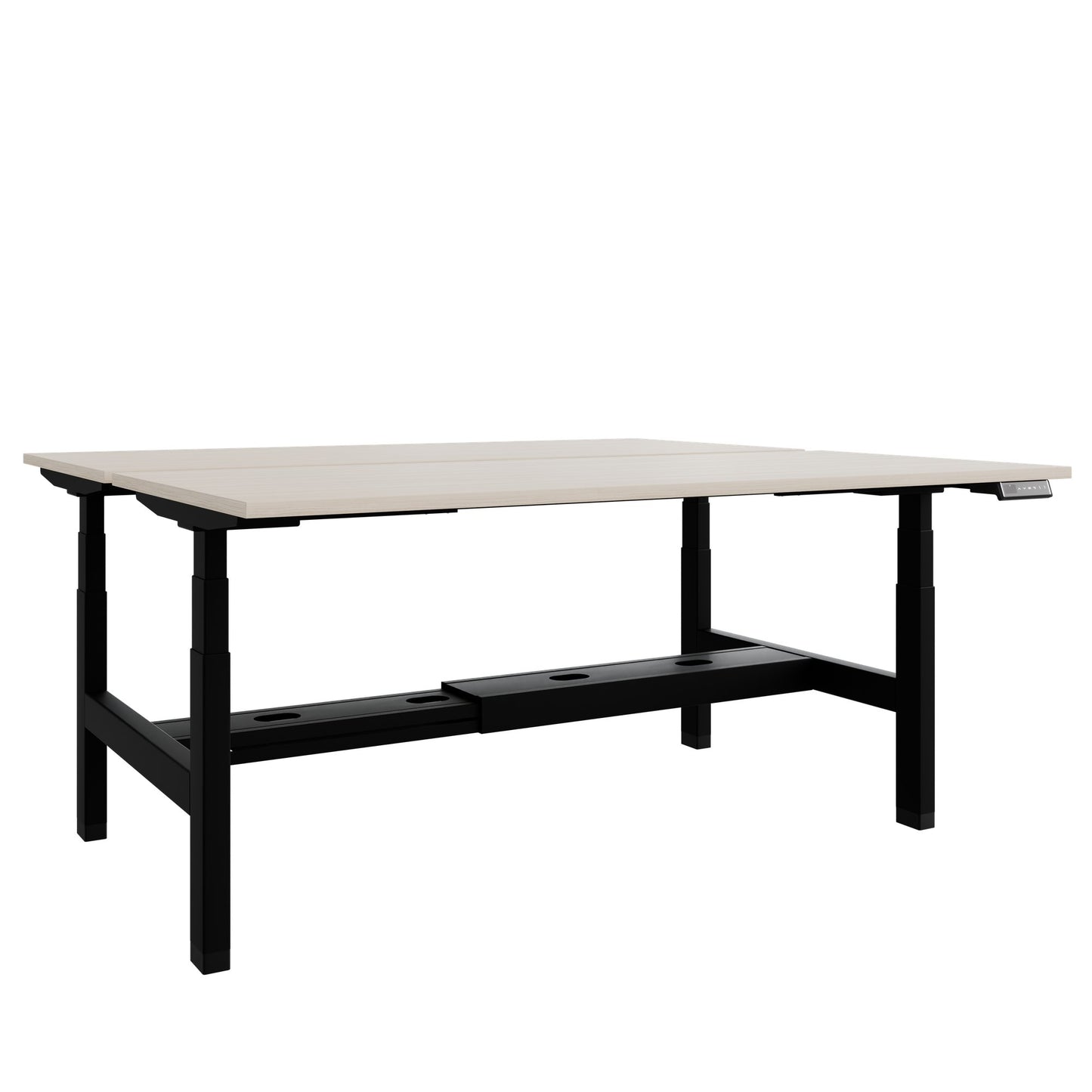 TELDRA Pro Team-Schreibtisch | 1600-1800 mm, elektrisch höhenverstellbar, Sandesche