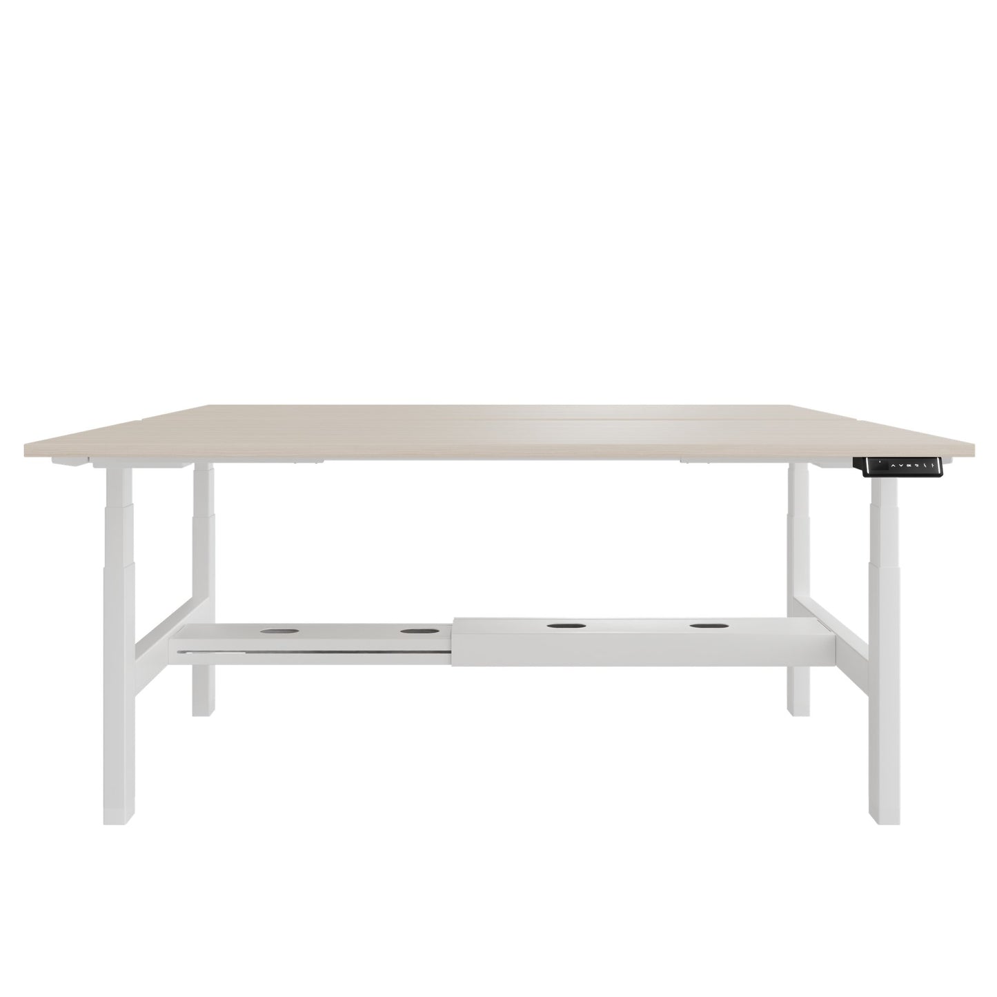 TELDRA Pro Team-Schreibtisch | 1600-1800 mm, elektrisch höhenverstellbar, Sandesche