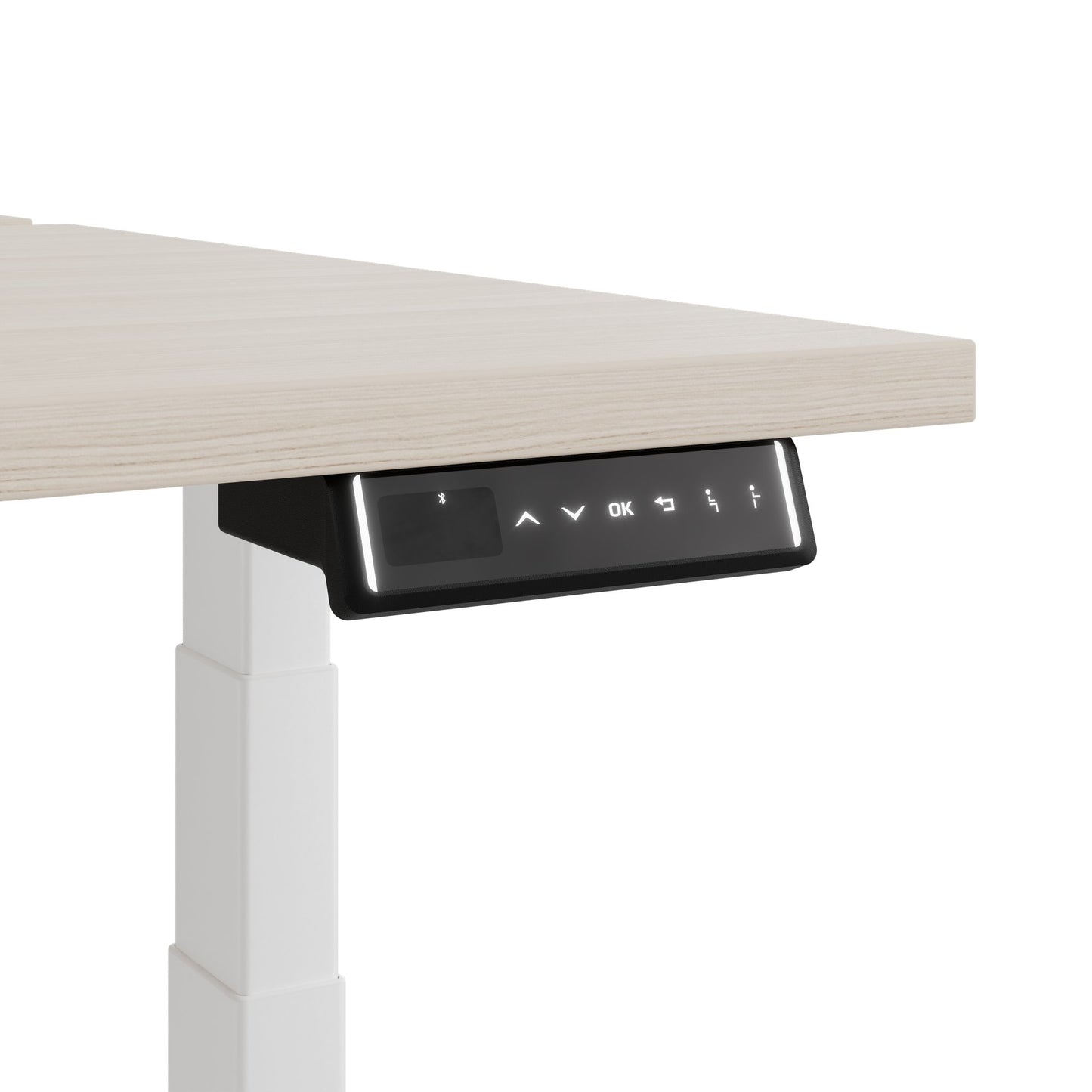 TELDRA Pro Team-Schreibtisch | 1600-1800 mm, elektrisch höhenverstellbar, Sandesche