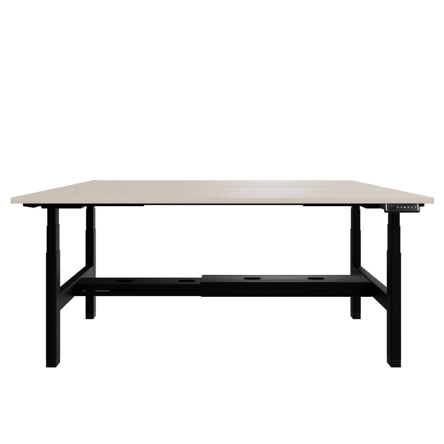 TELDRA Pro Team-Schreibtisch | 1600-1800 mm, elektrisch höhenverstellbar, Sandesche