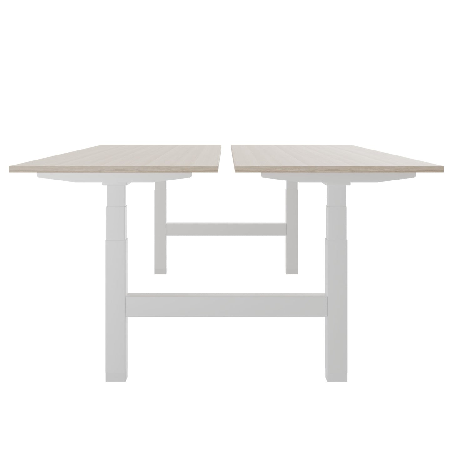 TELDRA Pro Team-Schreibtisch | 1600-1800 mm, elektrisch höhenverstellbar, Sandesche