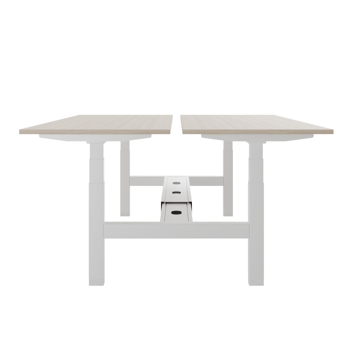 TELDRA Pro Team-Schreibtisch | 1600-1800 mm, elektrisch höhenverstellbar, Sandesche