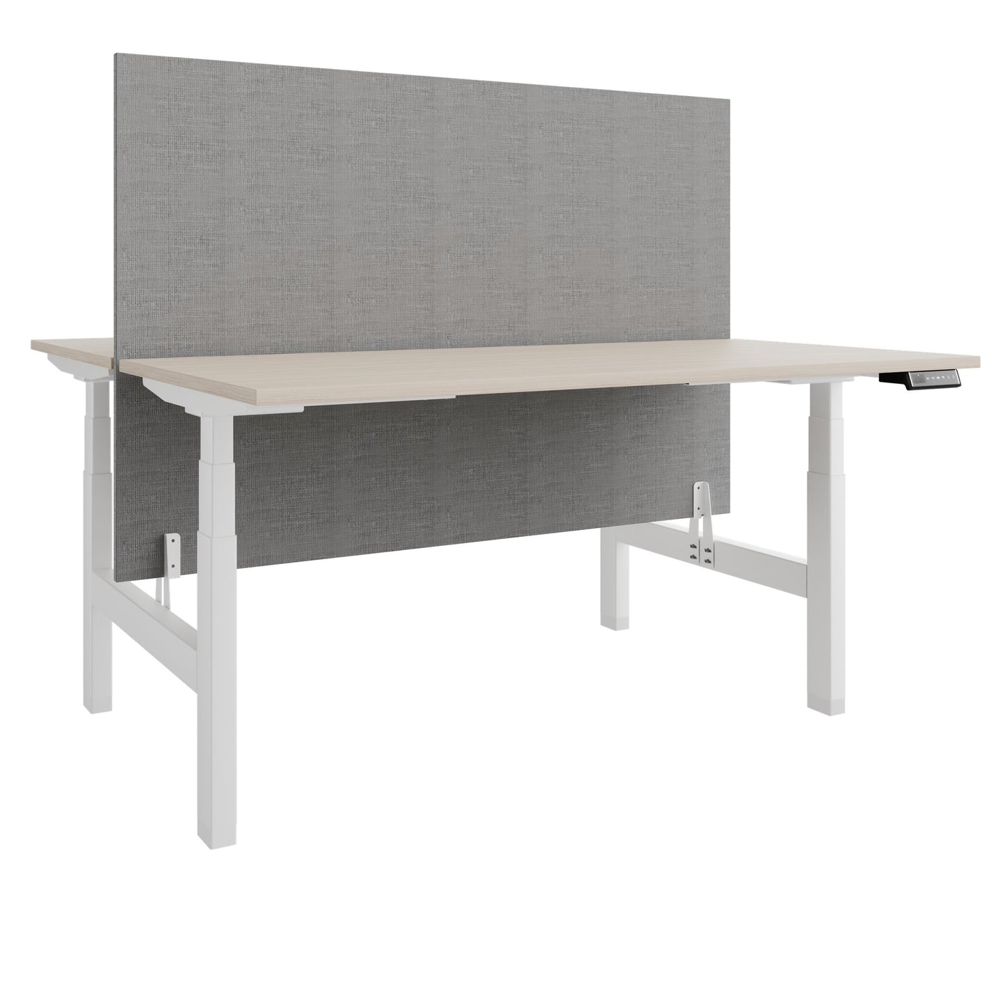 TELDRA Pro Team-Schreibtisch | 1600-1800 mm, elektrisch höhenverstellbar, Sandesche