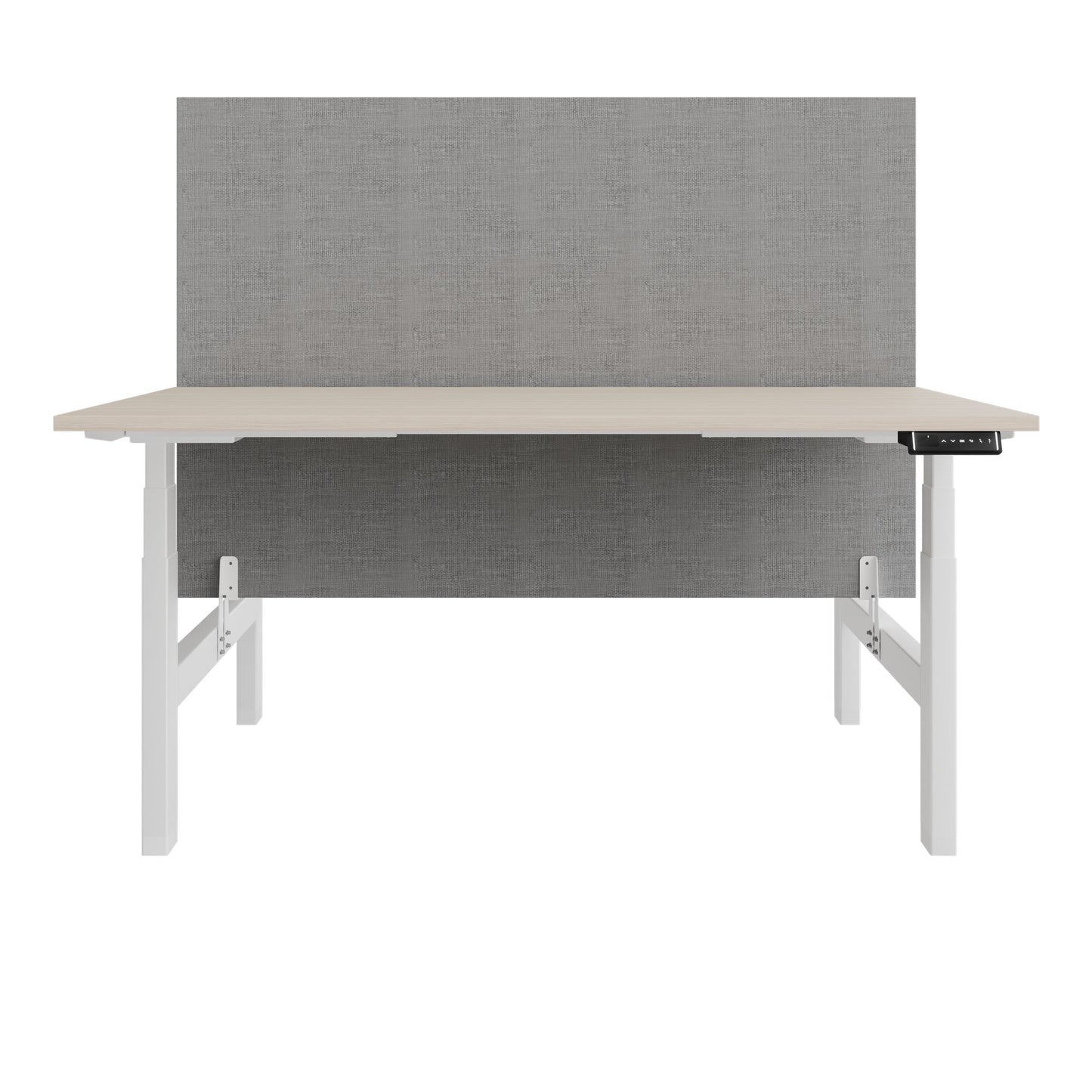 TELDRA Pro Team-Schreibtisch | 1600-1800 mm, elektrisch höhenverstellbar, Sandesche