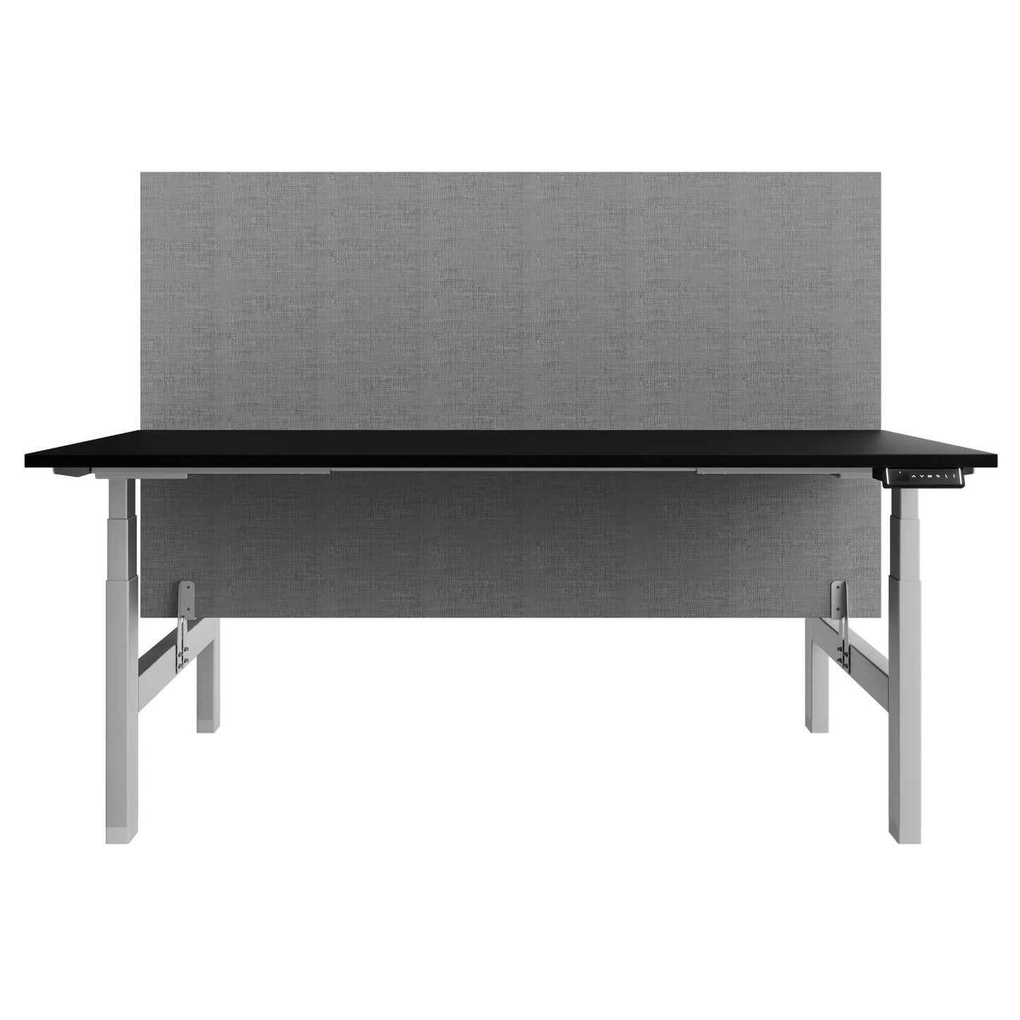 TELDRA Pro Team-Schreibtisch | 1600-1800 mm, elektrisch höhenverstellbar, Schwarz