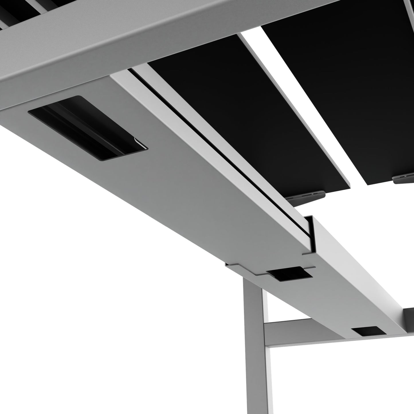 TELDRA Pro Team-Schreibtisch | 1600-1800 mm, elektrisch höhenverstellbar, Schwarz