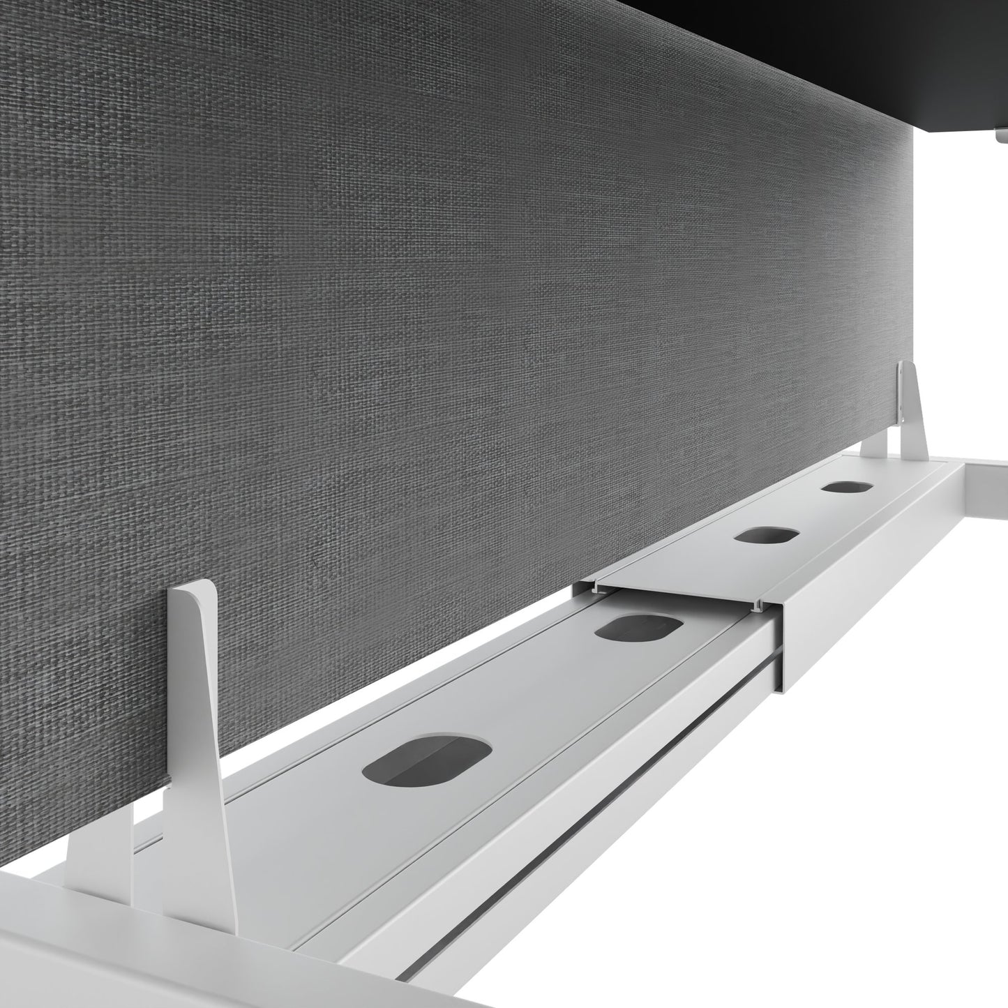 TELDRA Pro Team-Schreibtisch | 1600-1800 mm, elektrisch höhenverstellbar, Schwarz