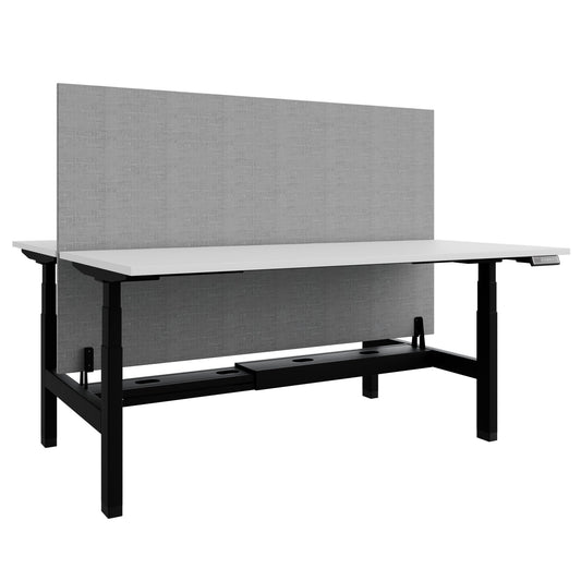 TELDRA Pro Team-Schreibtisch | 1600-1800 mm, elektrisch höhenverstellbar, Weiß