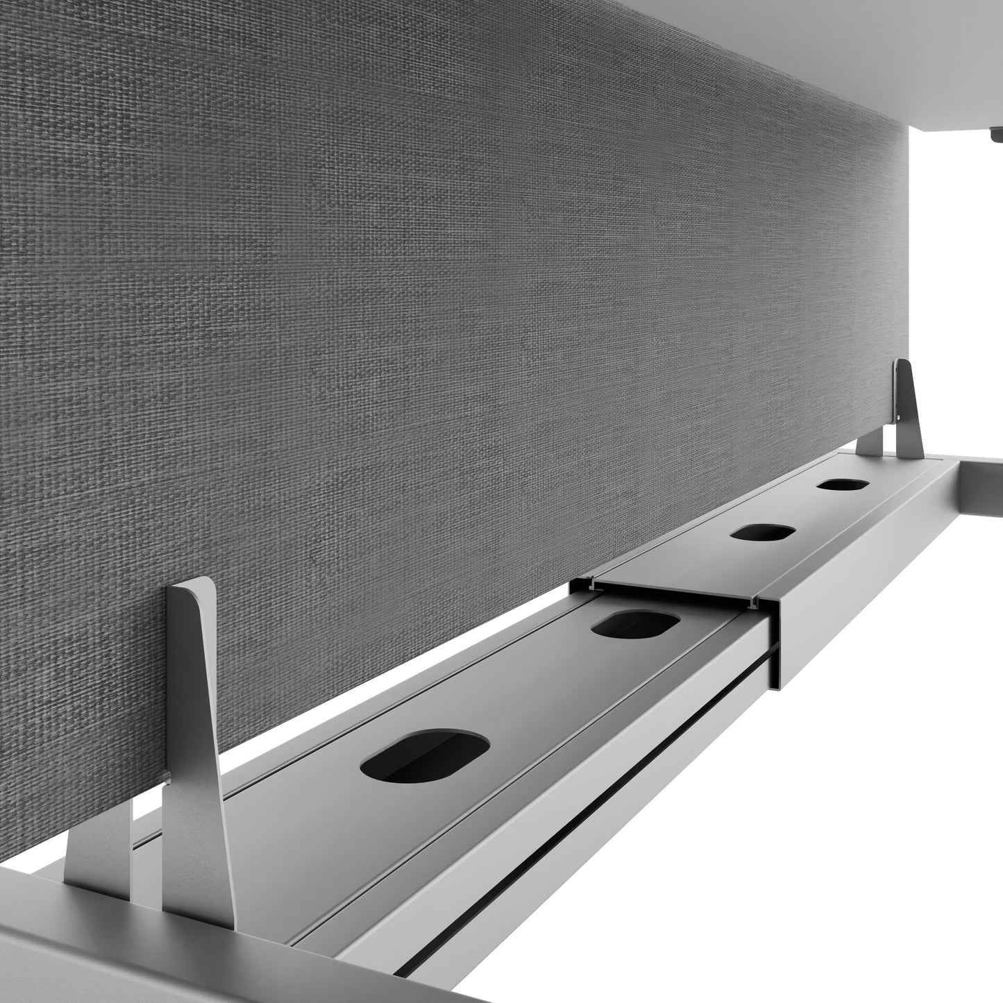 TELDRA Pro Team-Schreibtisch | 1600-1800 mm, elektrisch höhenverstellbar, Weiß