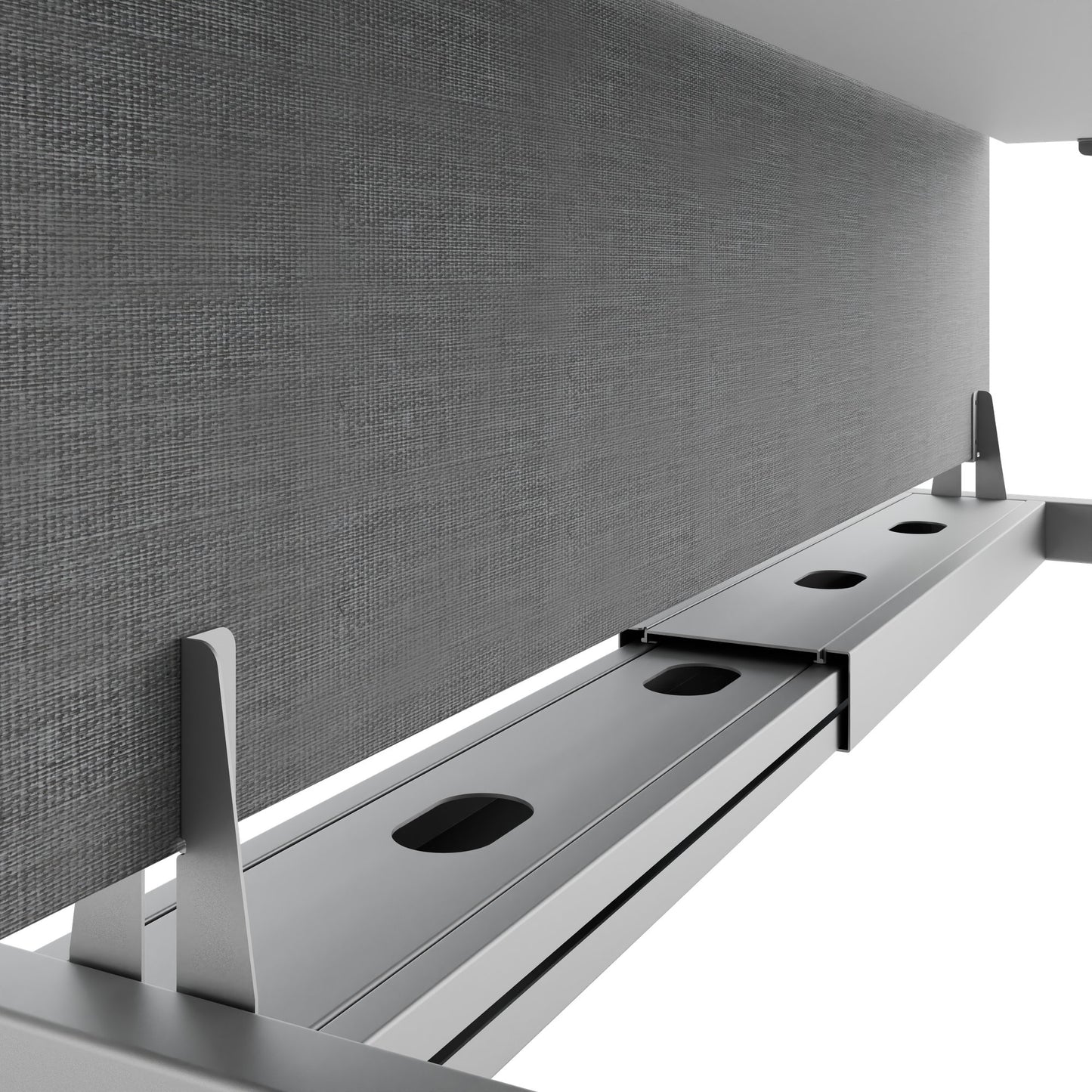 TELDRA Pro Team-Schreibtisch | 1600-1800 mm, elektrisch höhenverstellbar, Weiß