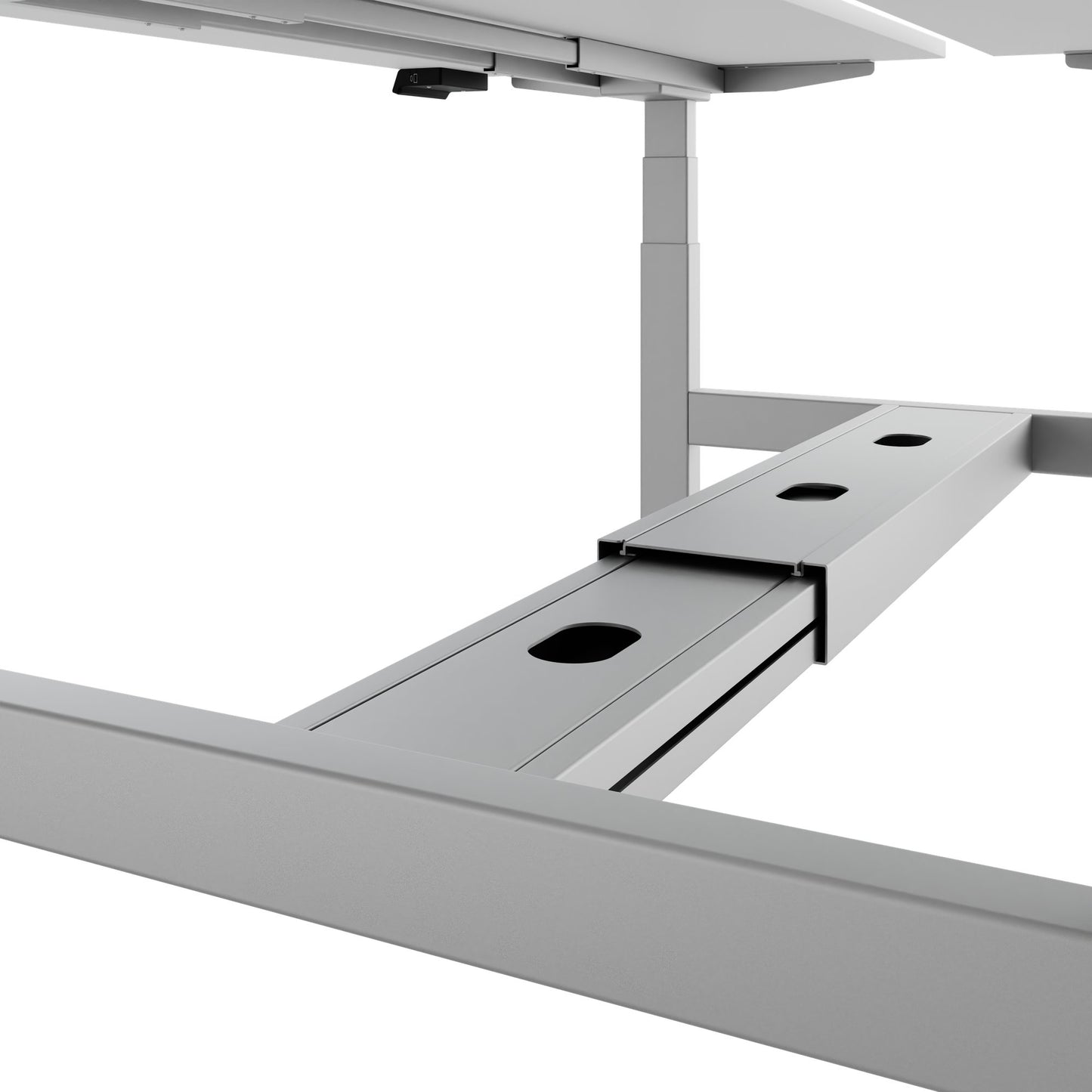 TELDRA Pro Team-Schreibtisch | 1600-1800 mm, elektrisch höhenverstellbar, Weiß