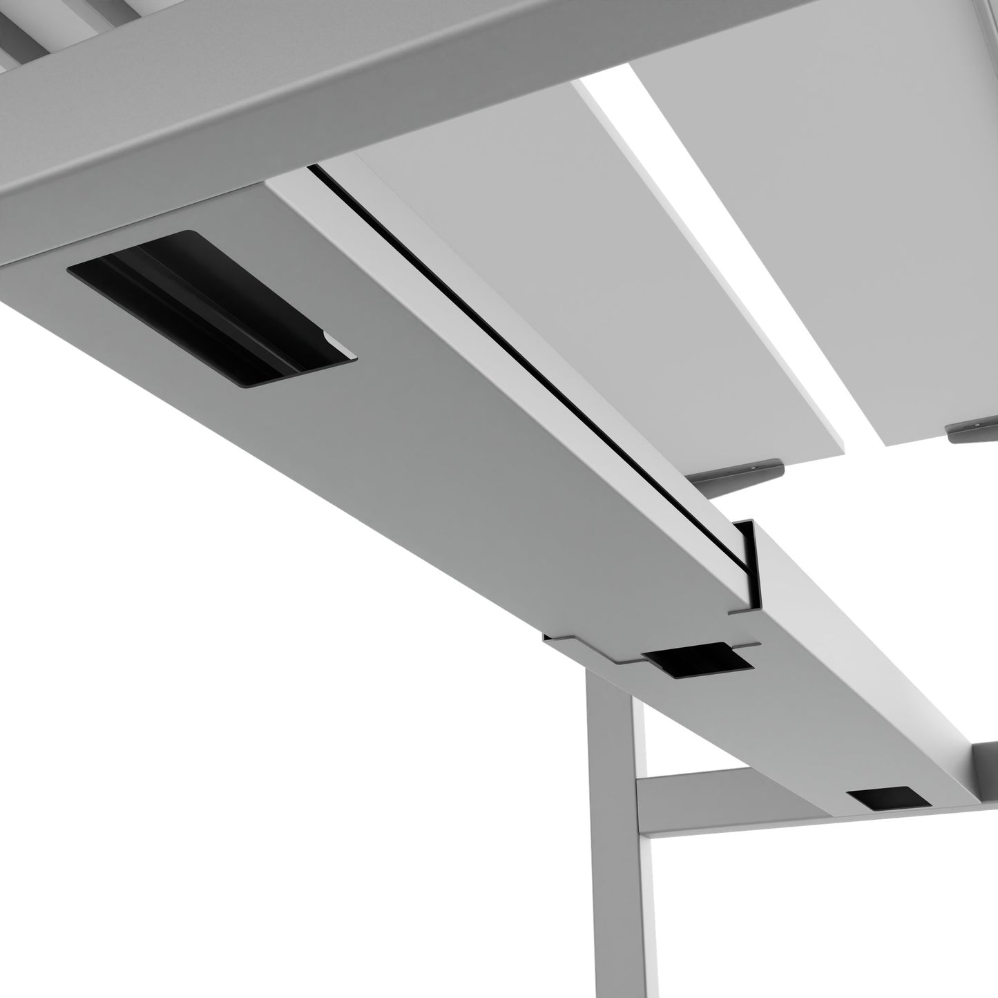 TELDRA Pro Team-Schreibtisch | 1600-1800 mm, elektrisch höhenverstellbar, Weiß