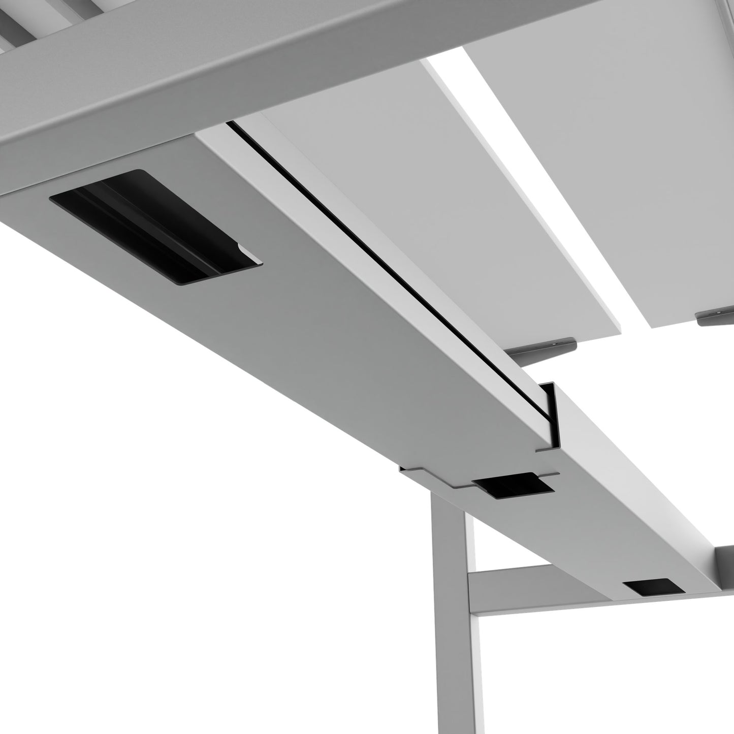 TELDRA Pro Team-Schreibtisch | 1600-1800 mm, elektrisch höhenverstellbar, Weiß