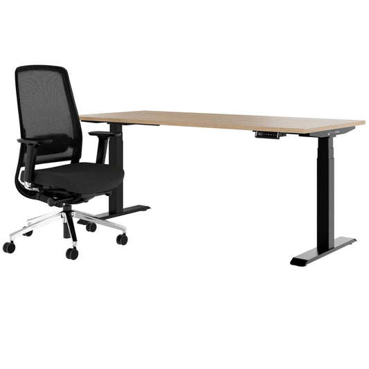 TELDRA Pro & FILO | Set per postazione di lavoro, rovere ambra