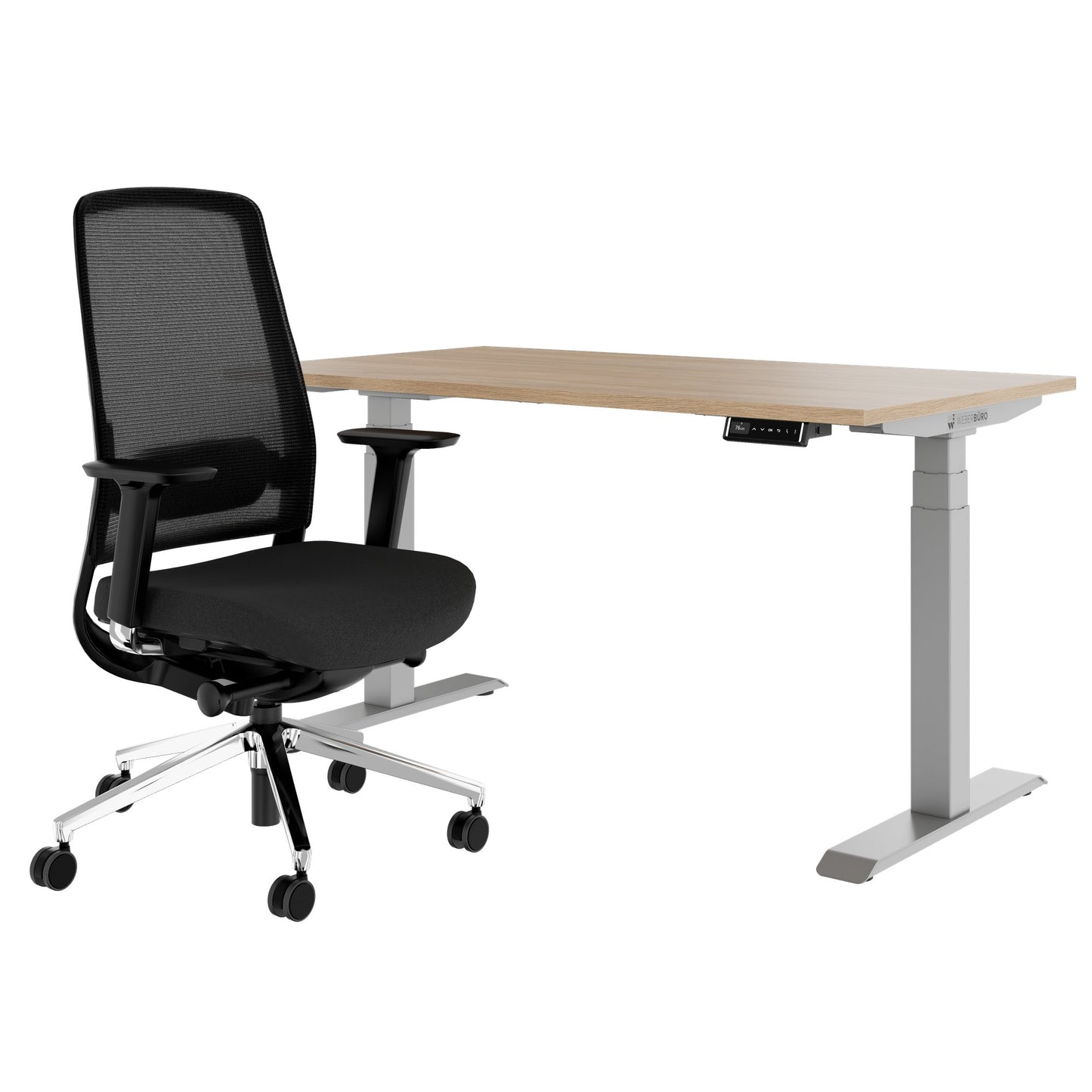 TELDRA Pro & FILO | Set per postazione di lavoro, rovere ambra